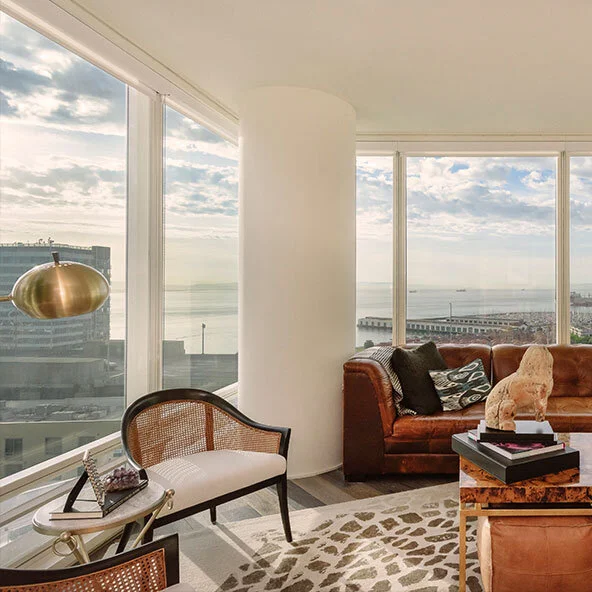 The Harrison Living room area