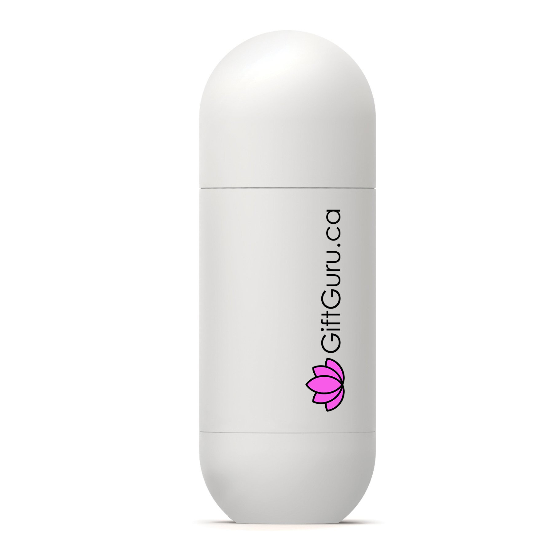 Asobu Orb Bottle promotional products with custom logo gift guru logo white
