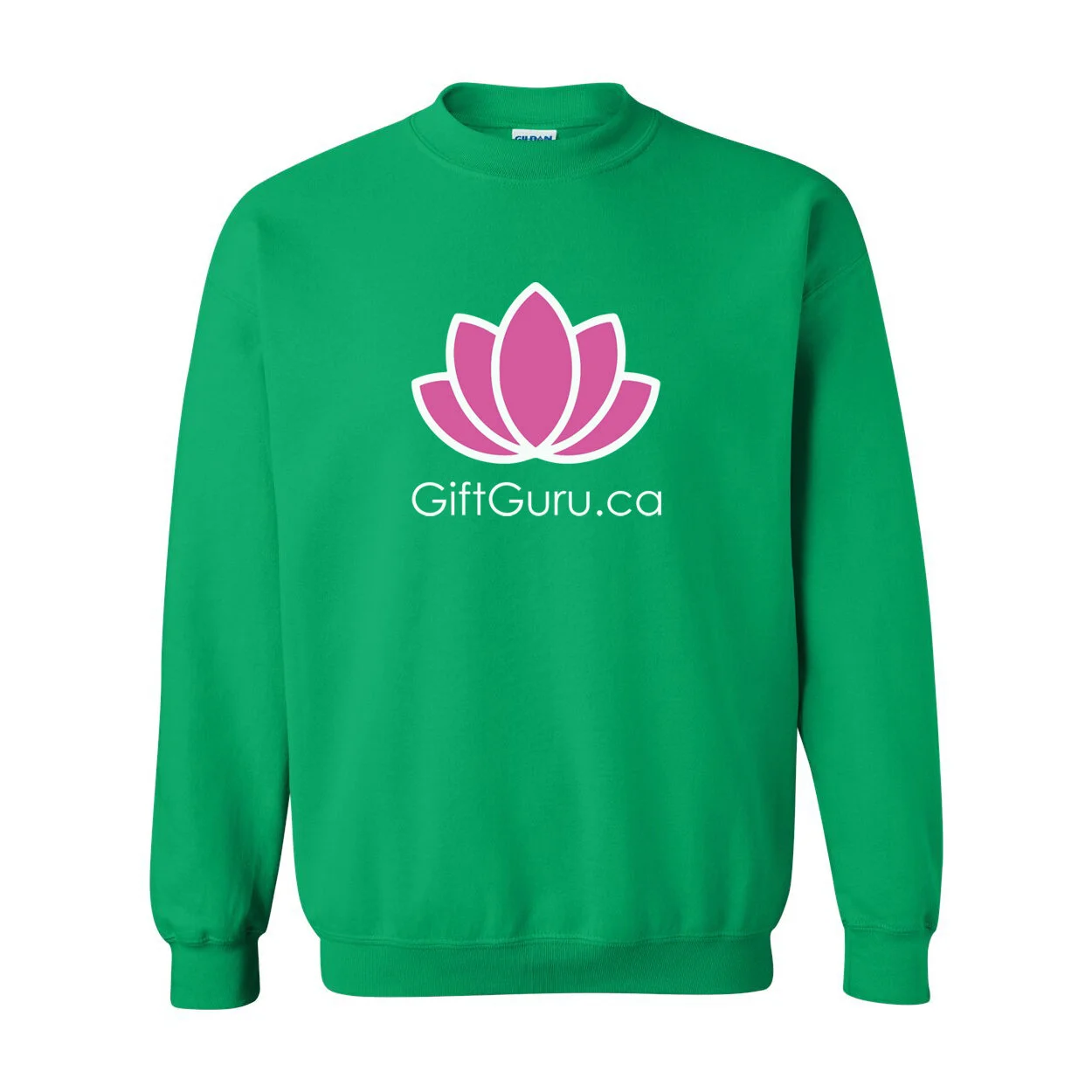 Gildan_18000_Irish_Green_Front_High Guru Logo.jpg