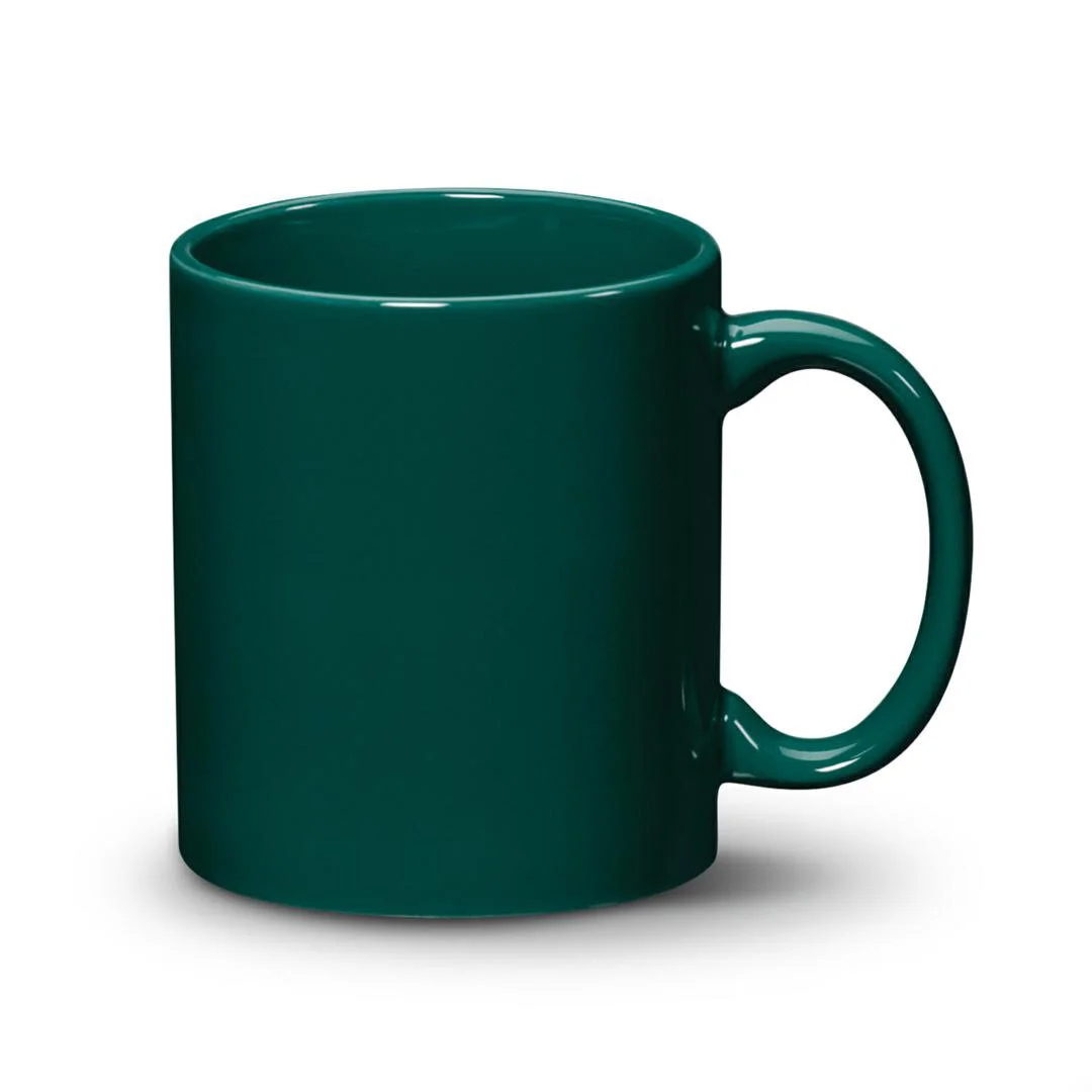 basic custom promotional mug toronto green