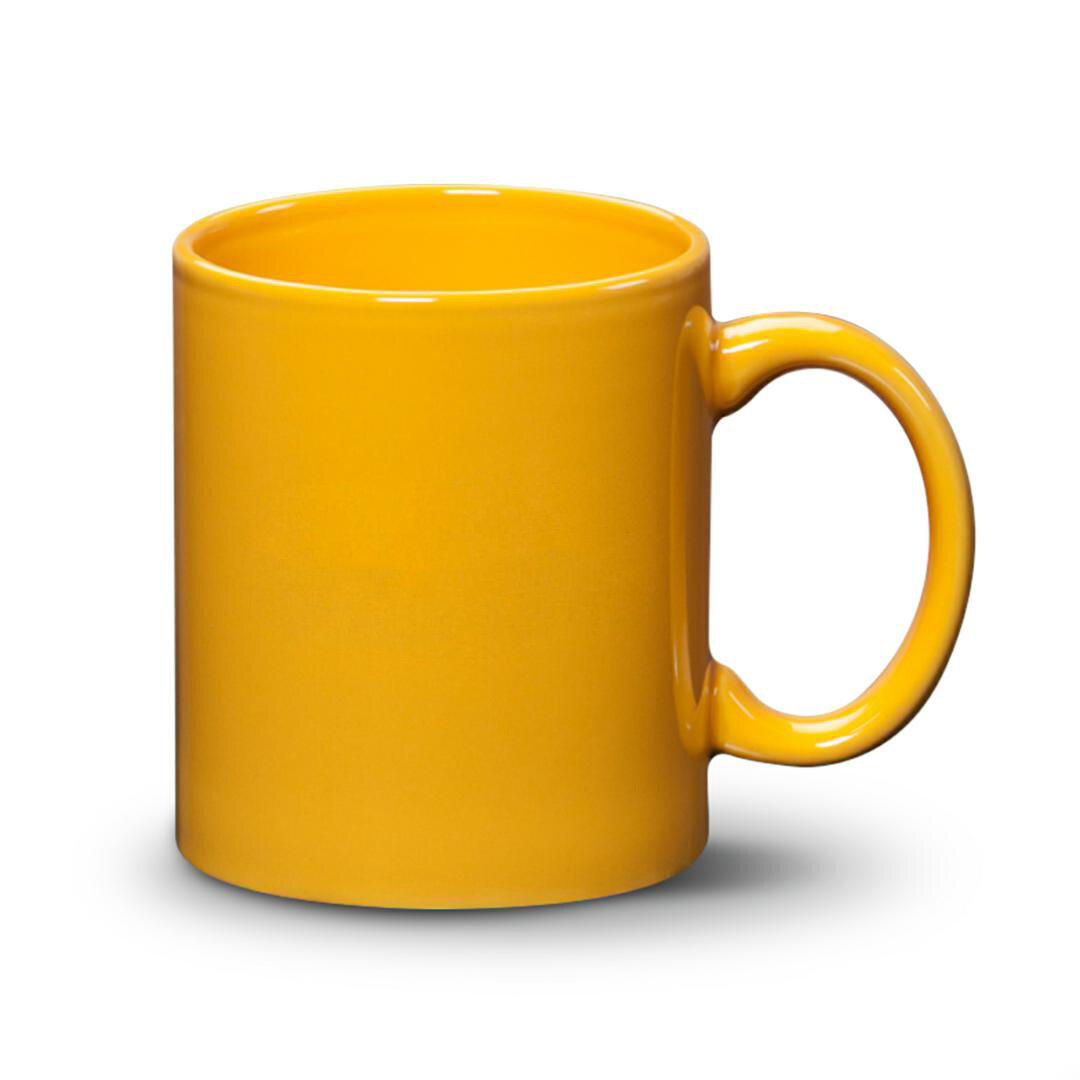 basic custom promotional mug toronto yellow