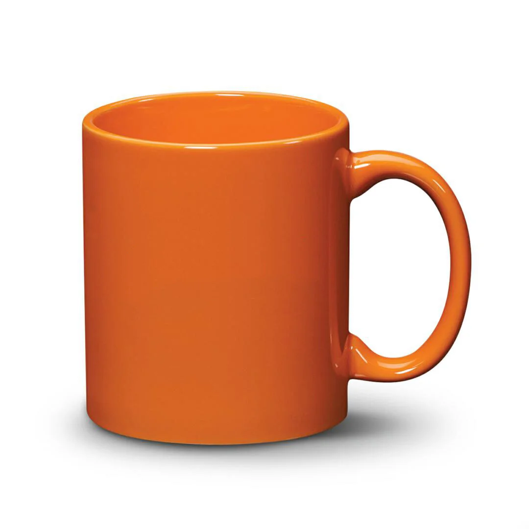 basic custom promotional mug toronto orange