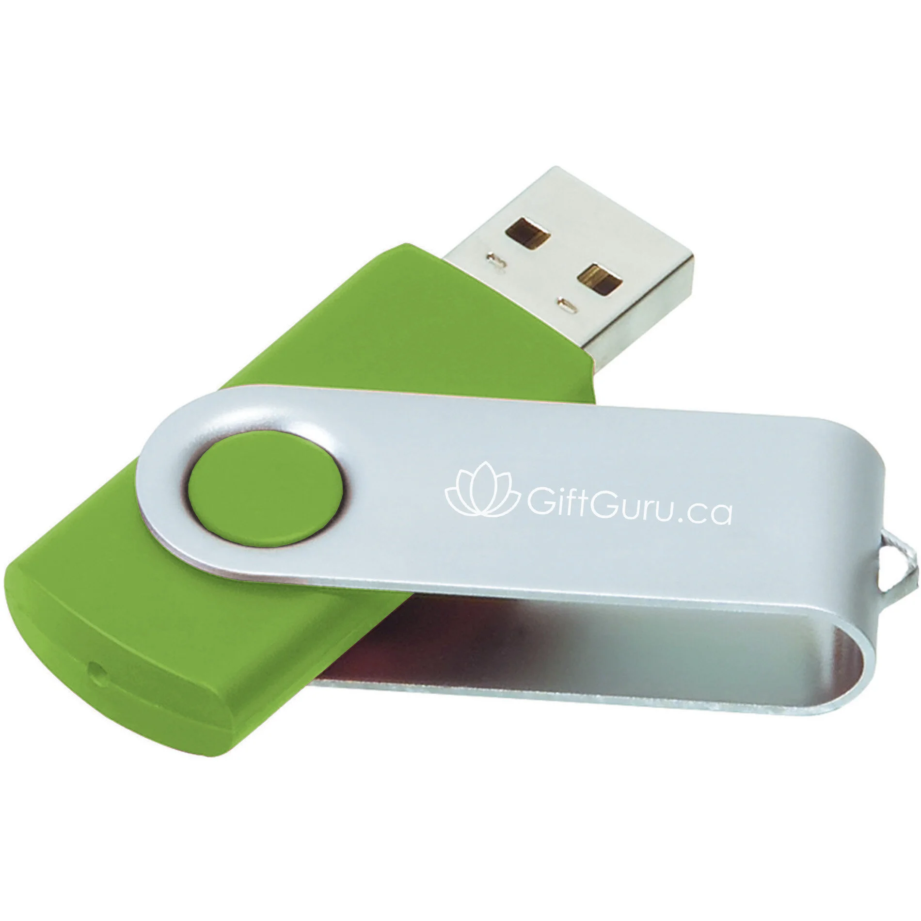 Best Branded Green Flip Flash Drive 2GB Canada