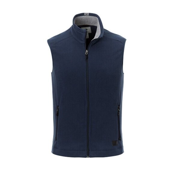 Corporate Gift Blue Navy Blue Fleece Roots73 Mens Willowbeach Vest Jacket Toronto