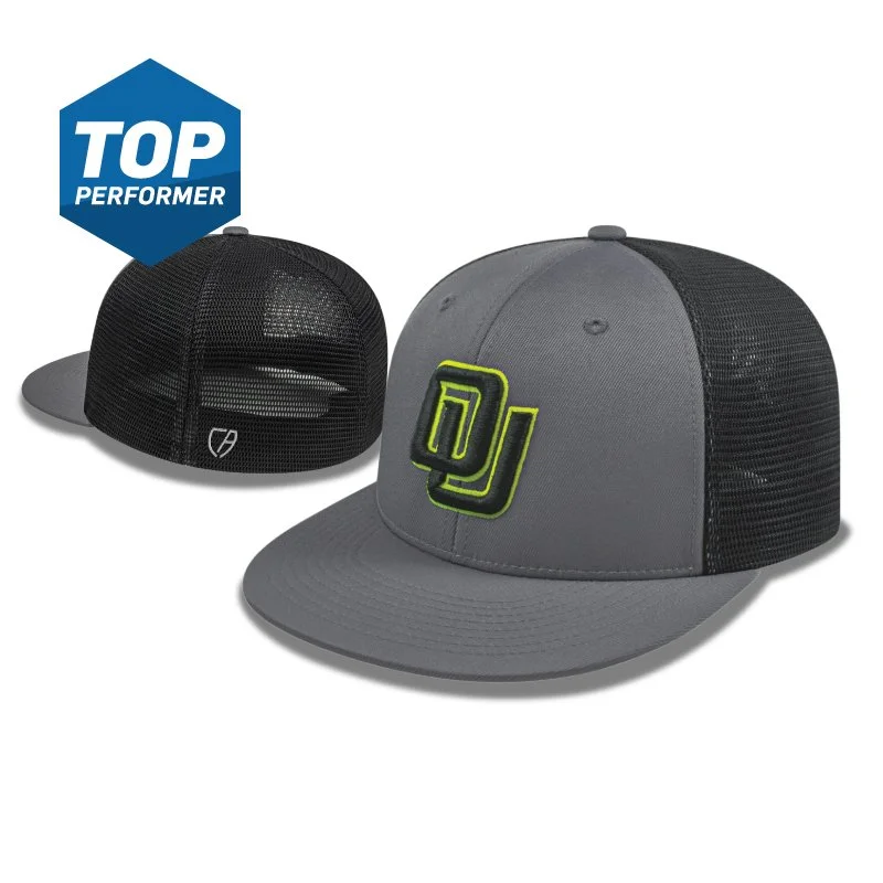 Cap America i8501 – PREMIUM LINE hat in charcoal and black