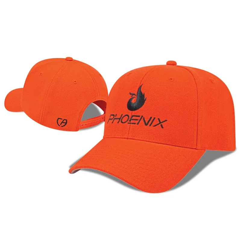 Cap America i8506 – PREMIUM LINE Original Acrylic Wool Serge Cap orange