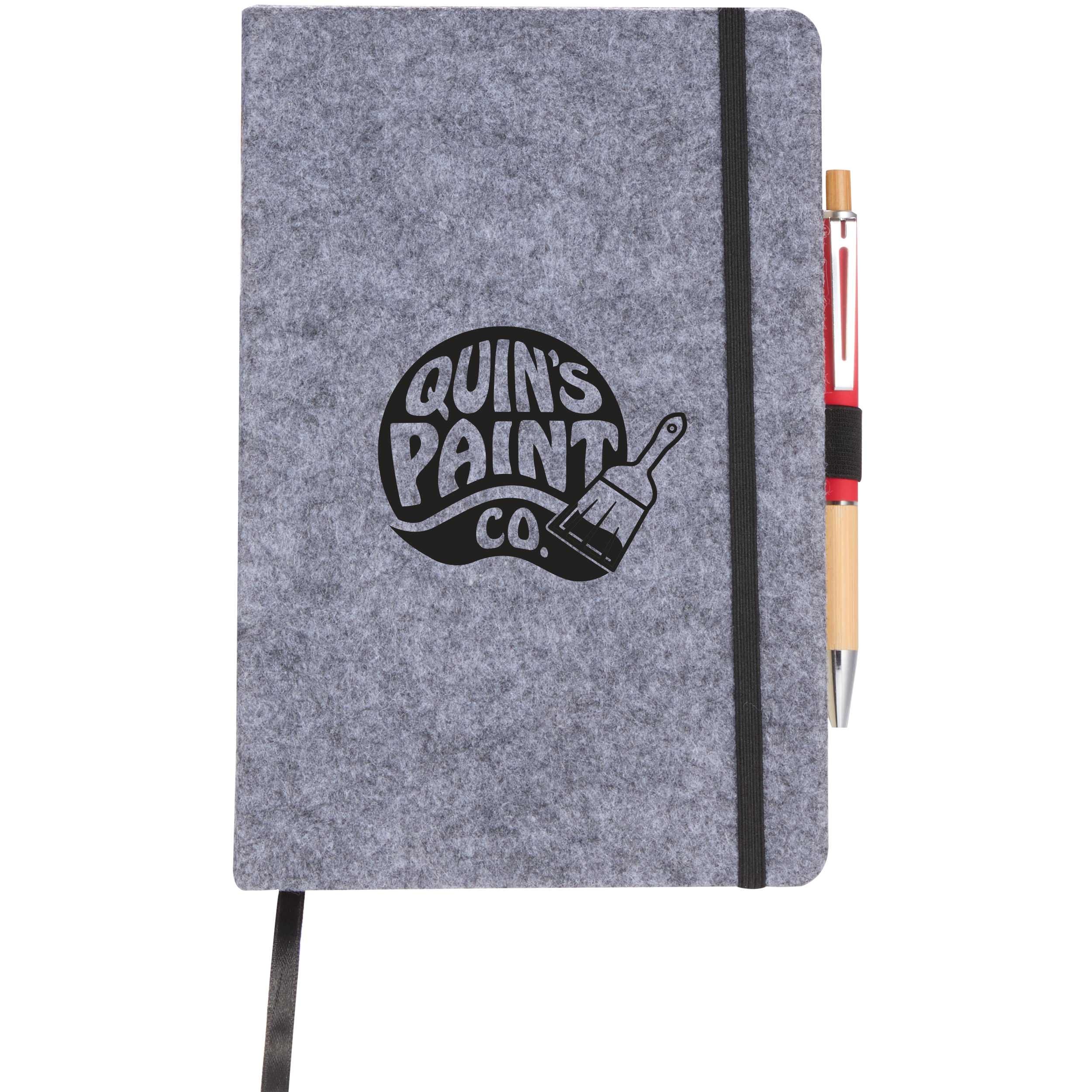 The Goods Recycled Felt 8" x 5.5" Bound Notebook