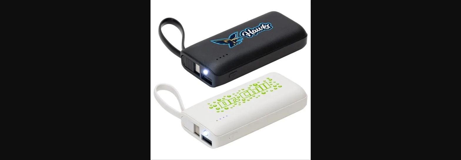 Chancellor 5000mAh Power Bank with USB-C Cable