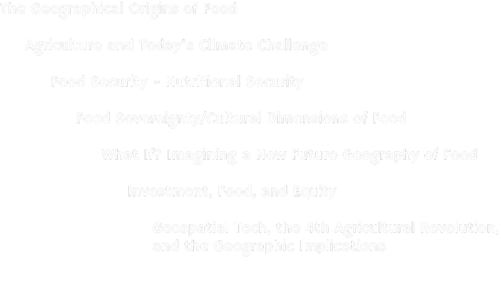 Geography 2050: Food — GEOGRAPHY 2050