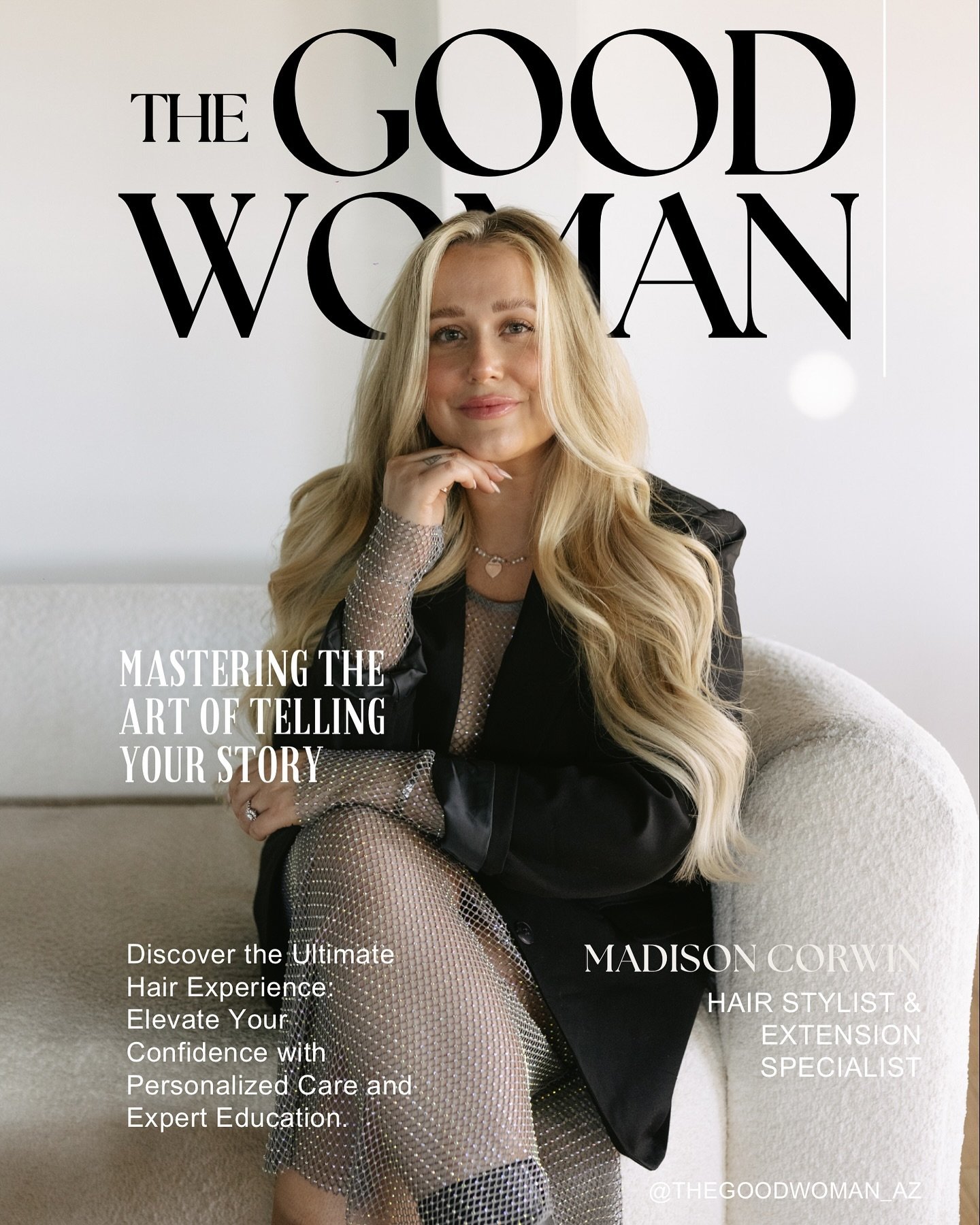 Meet ✨MADISON JAMES HAIR✨

@madisonjameshair 

&mdash; A woman of style, fun, and expertise in her craft. With a relational and relatable approach, Madison not only transforms your hair but also educates you on the best products. Her mission? To make