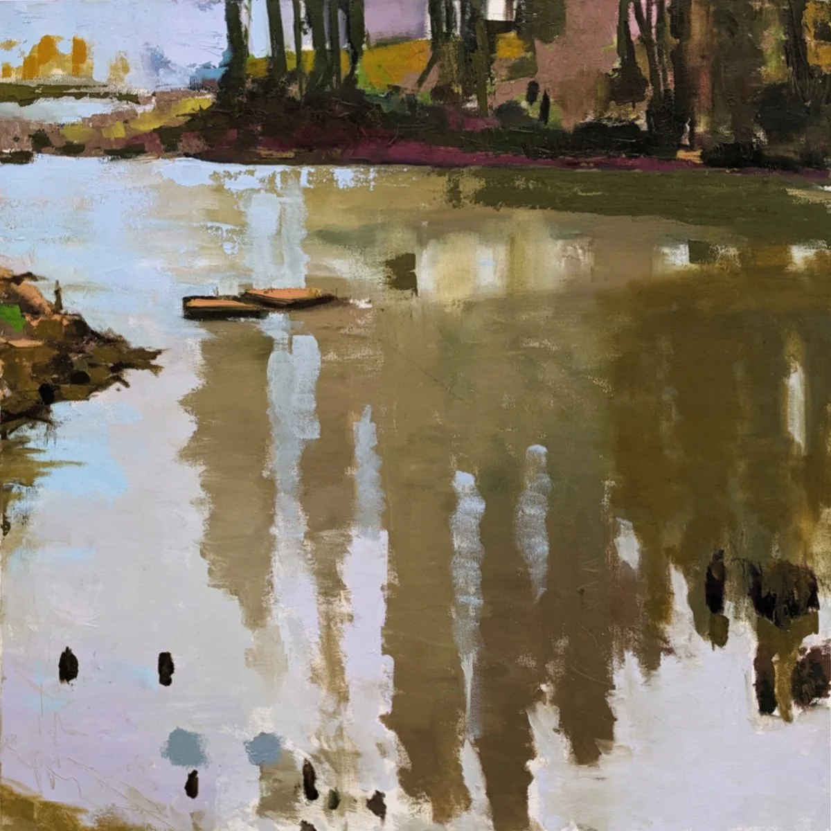 Elk Rock 2022 Oil on Canvas