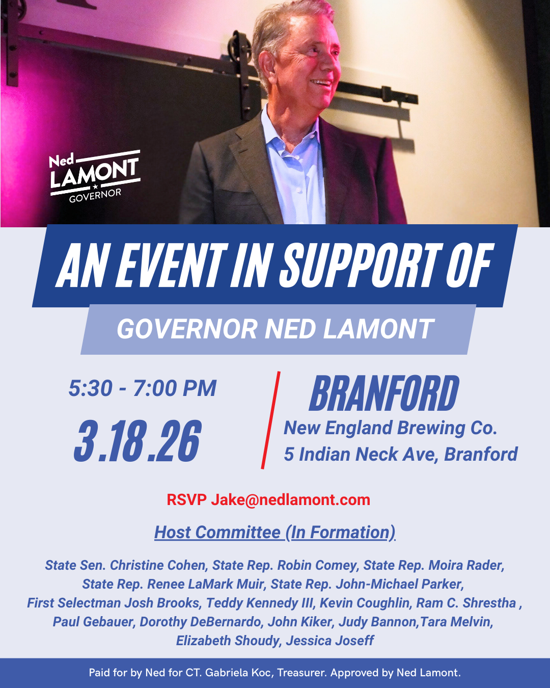 Support Ned Lamont