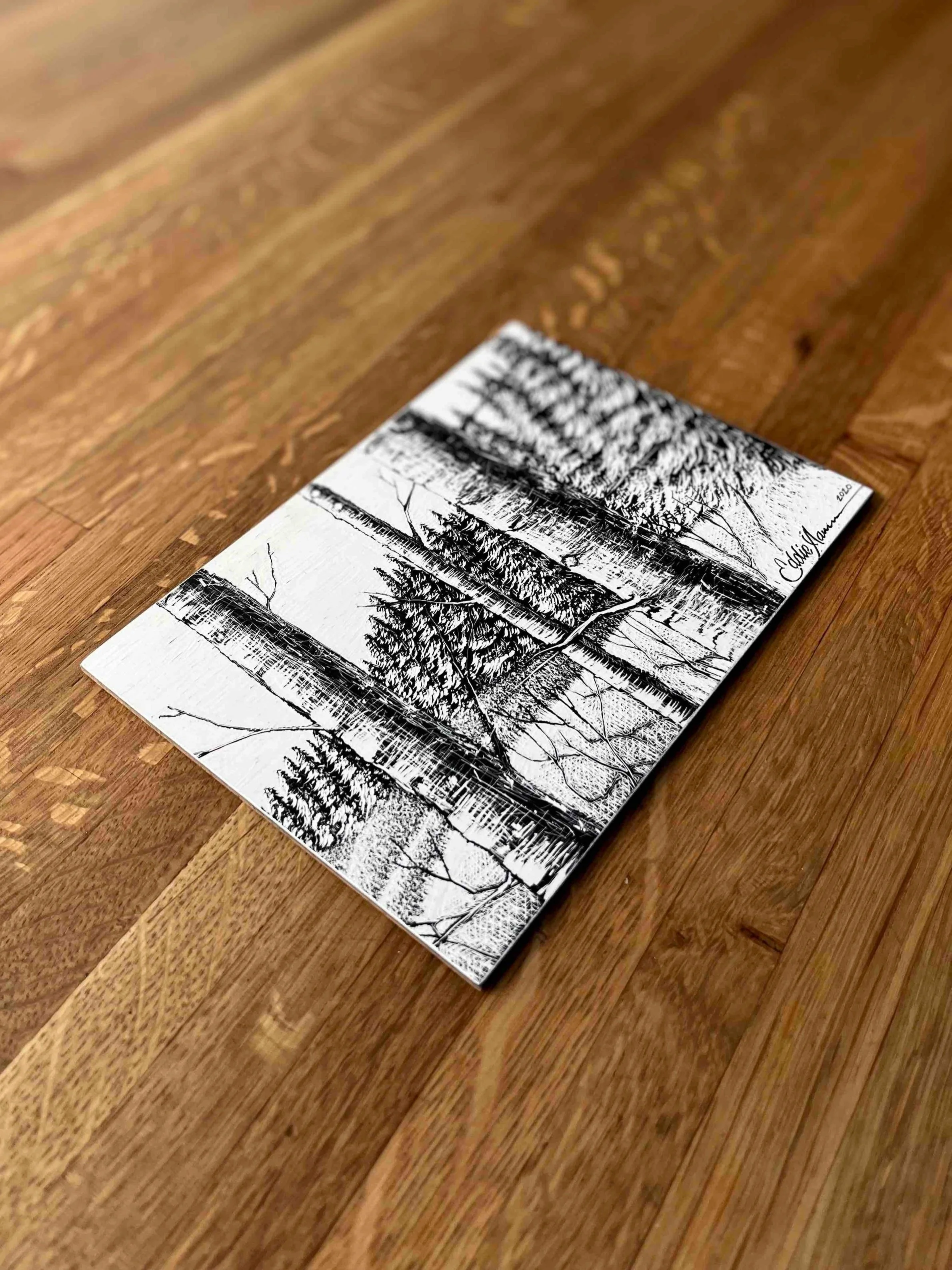 Snowy+Winter+Landscape+Birch+Evergreens+Black+%26+White+Original+Artwork+Scratchboard+Etching+2.jpg