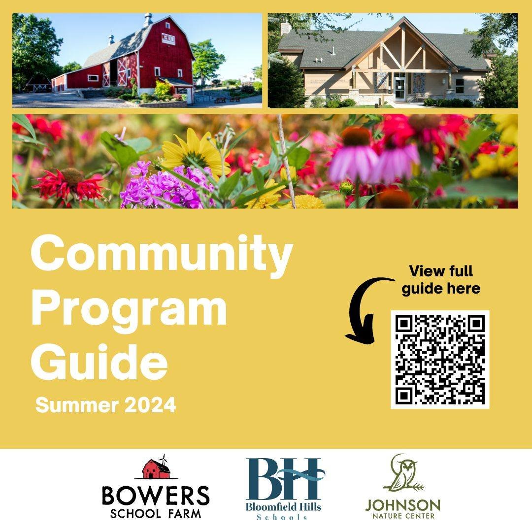 Join Johnson Nature Center and Bowers School Farm this summer with programs for all ages! Full listings can be found at johnsonnaturecenter.org or schoolfarm.org. It's going to be an &quot;egg-cellent&quot; summer, we hope to see &quot;ewe&quot; on t