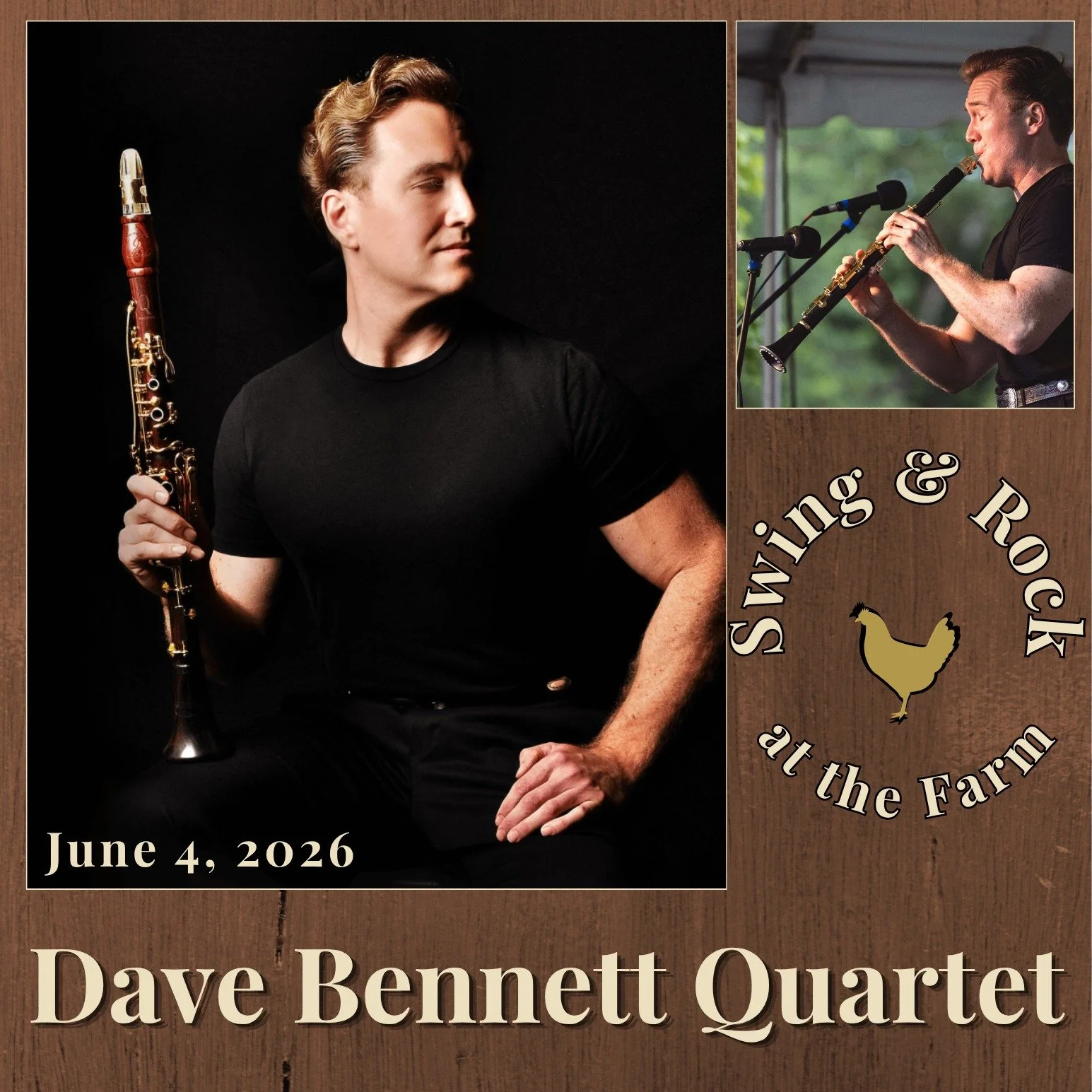 🎶 Summer nights, live music, and the farm - it doesn&rsquo;t get much better than this! 🐐🎷

Join us on June 4 for an unforgettable evening with the Dave Bennett Quartet under the tent at the farm! Nestled among the barns, open fields, and friendly