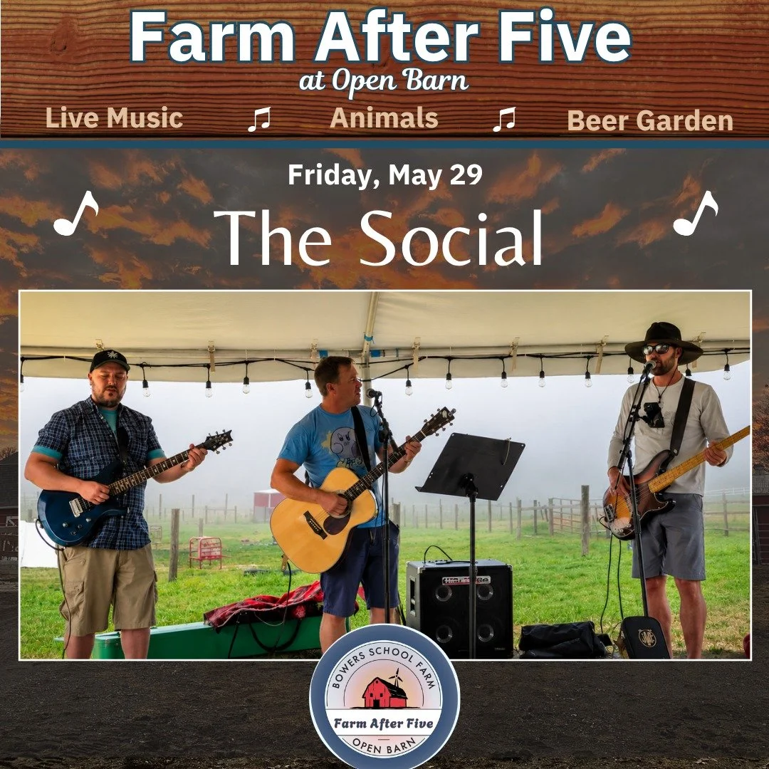 Farm After Five is back! 🐐🍻
Because nothing says &ldquo;Friday night plans&rdquo; like baby chicks, live music, and a beer trailer.
Join us Friday, May 29 from 5&ndash;8pm for Open Barn fun, great food from the Farm Kitchen, farm animals, music, dr