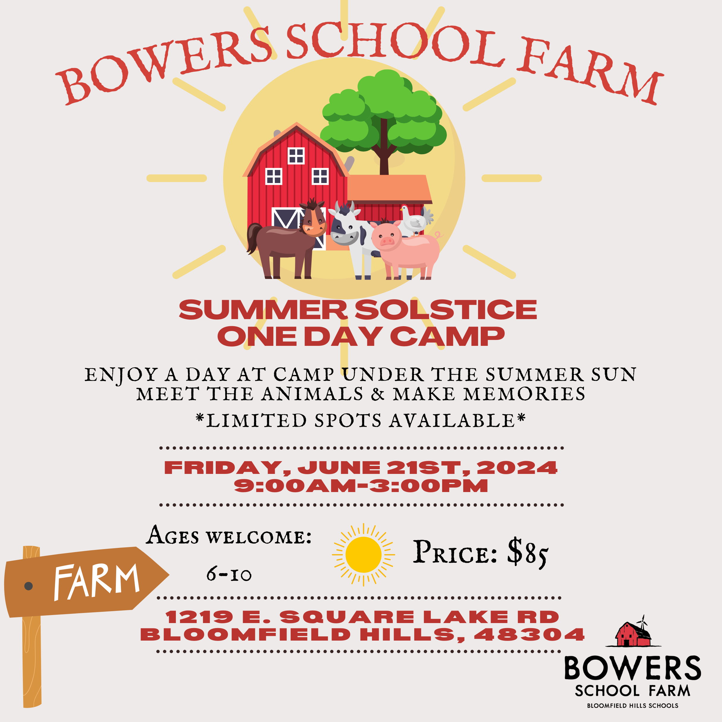 Summer Solstice Camp (1-day) for ages 6-10 — Bowers Farm