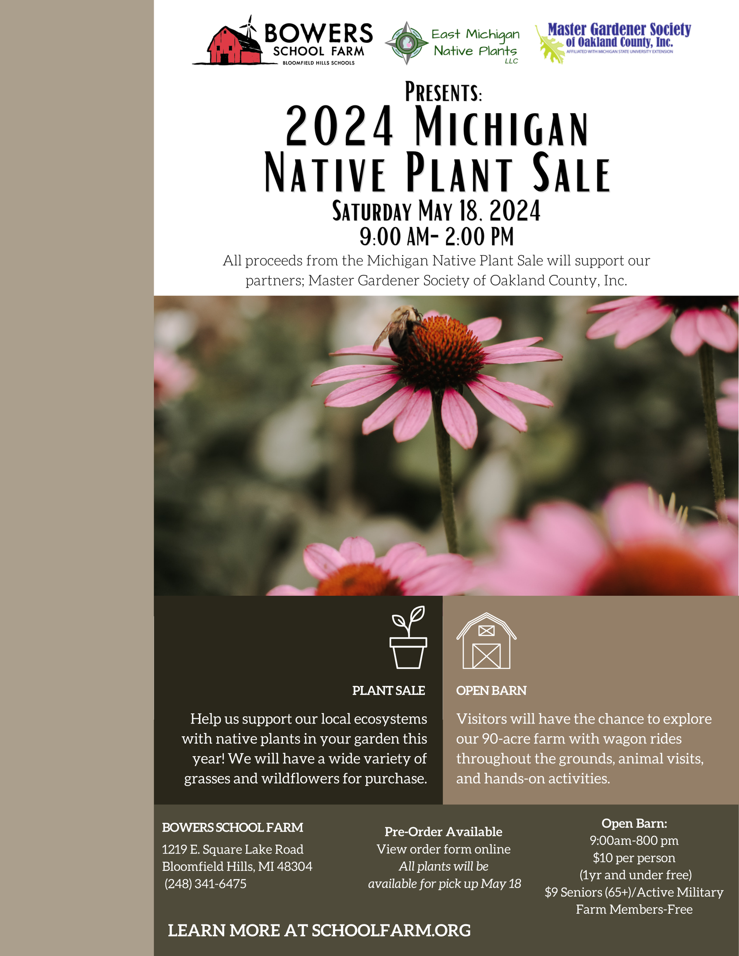 Pre-Sales Michigan Native Plants — Bowers Farm