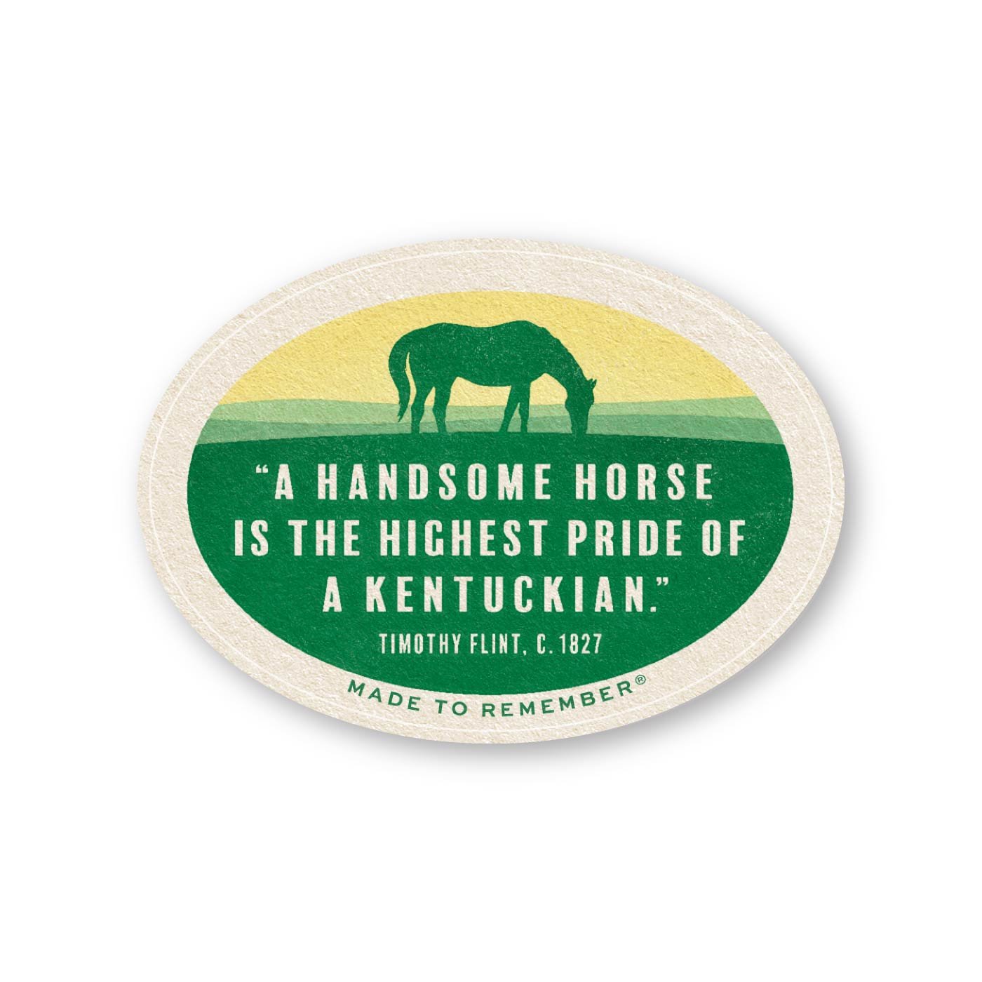 Kentucky Horse Quote Sticker