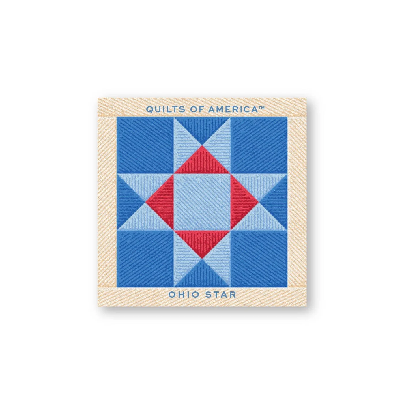 Quilts of America™ Ohio Star Sticker