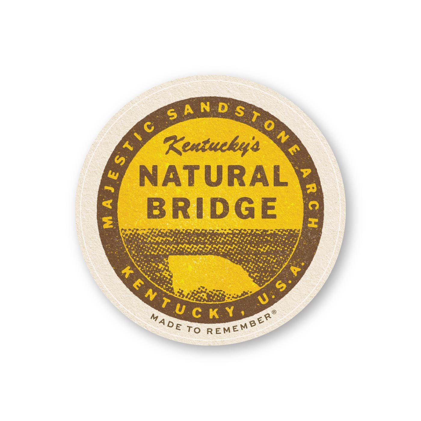 Natural Bridge Kentucky Sticker