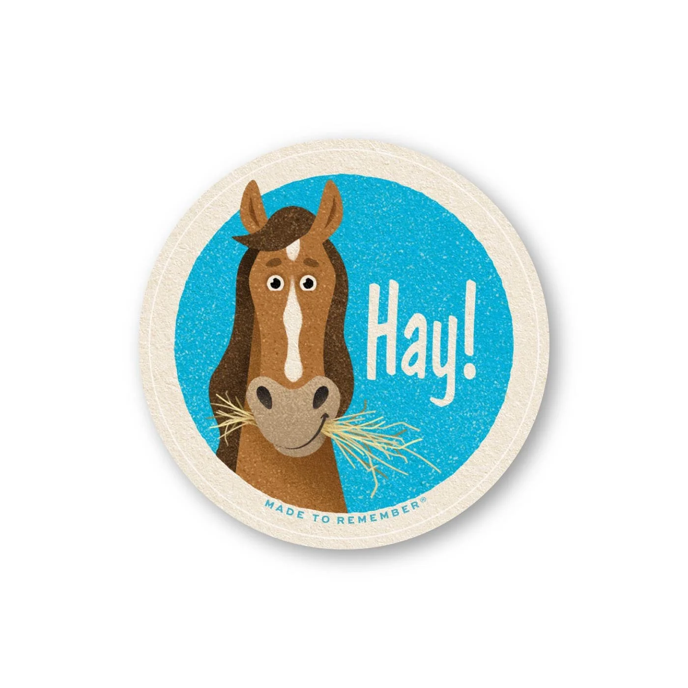 Hay! | Thoroughbred Horse Sticker