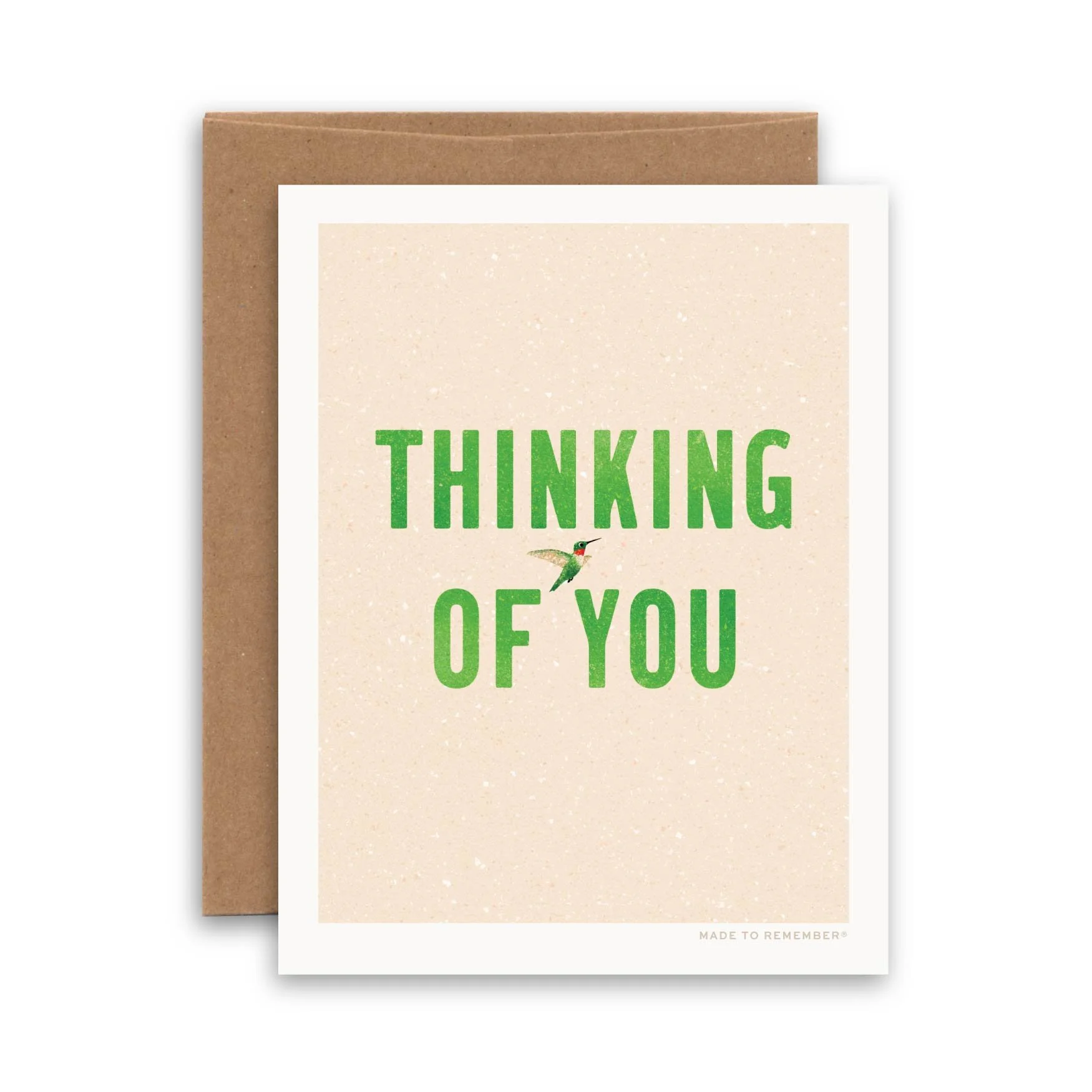 Thinking of You | Ruby-throated Hummingbird Greeting Card