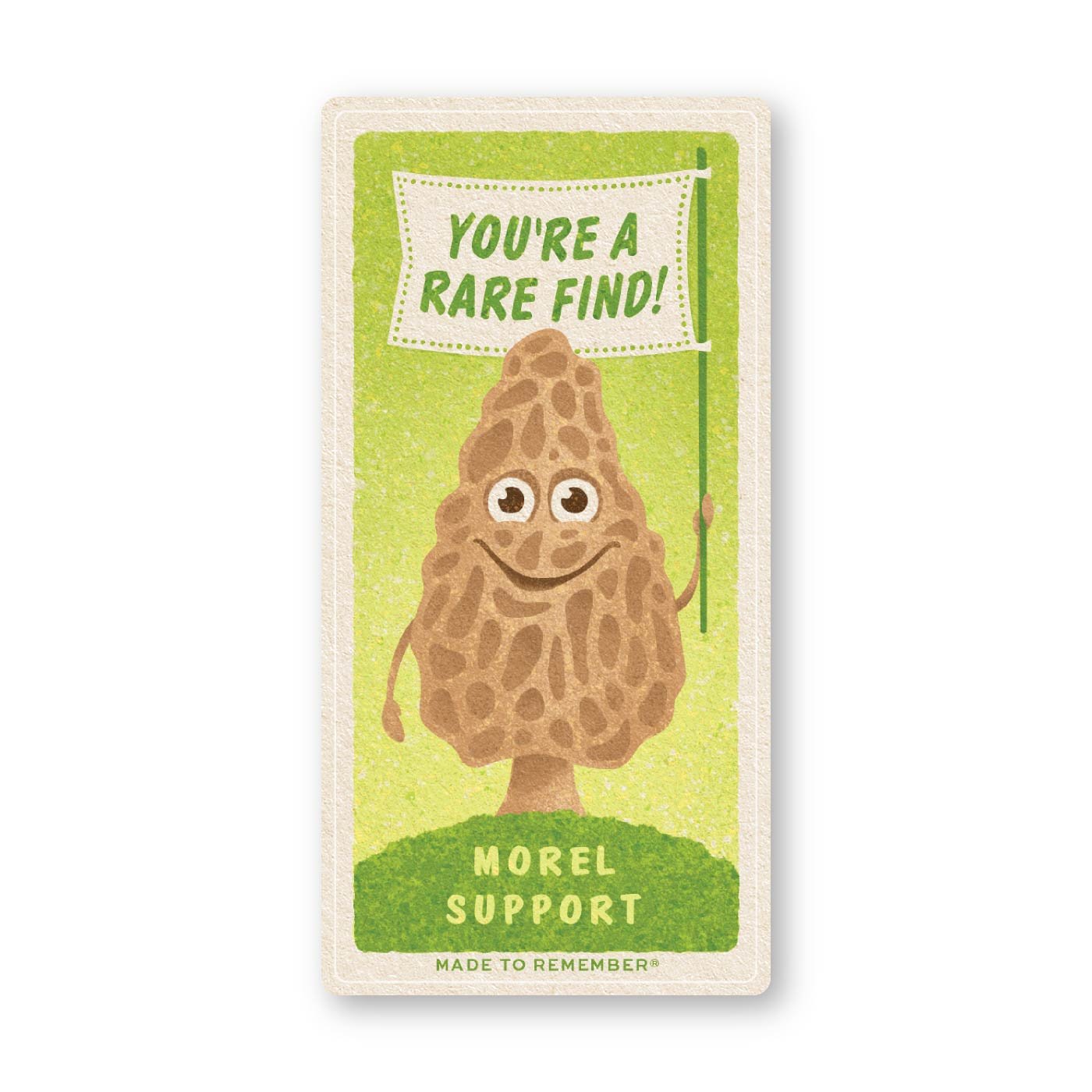 Morel Support Mushroom Sticker