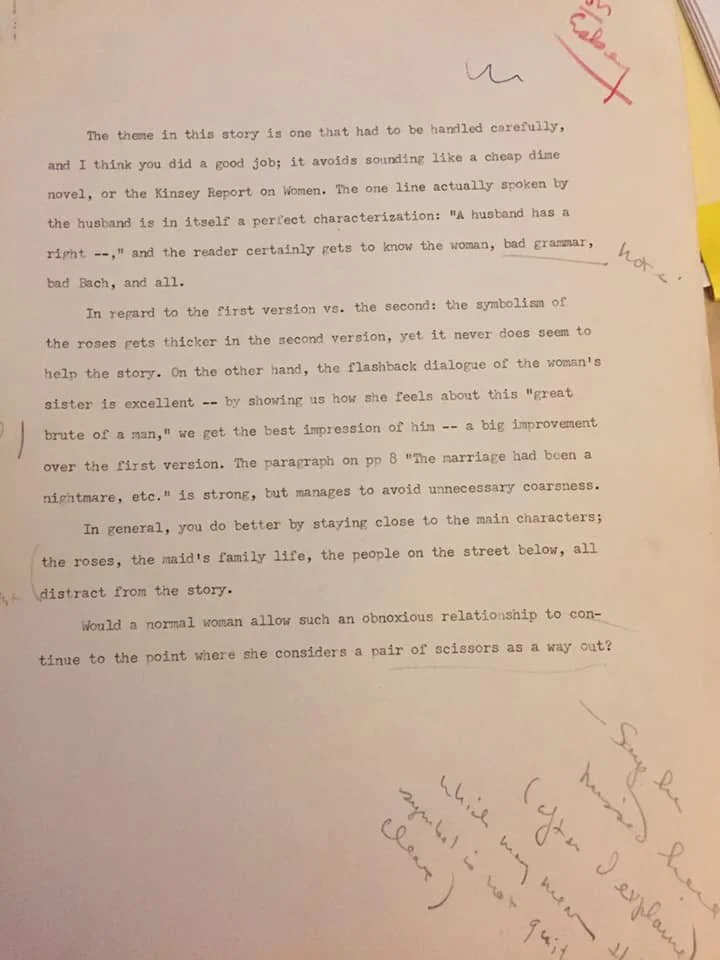 Joseph Heller's feedback on A Perfect Flower was generally positive and supportive, and I suppose his introduction of my father to his literary agents was indicative of encouragement. However, I can't understand why the stories were never published.…