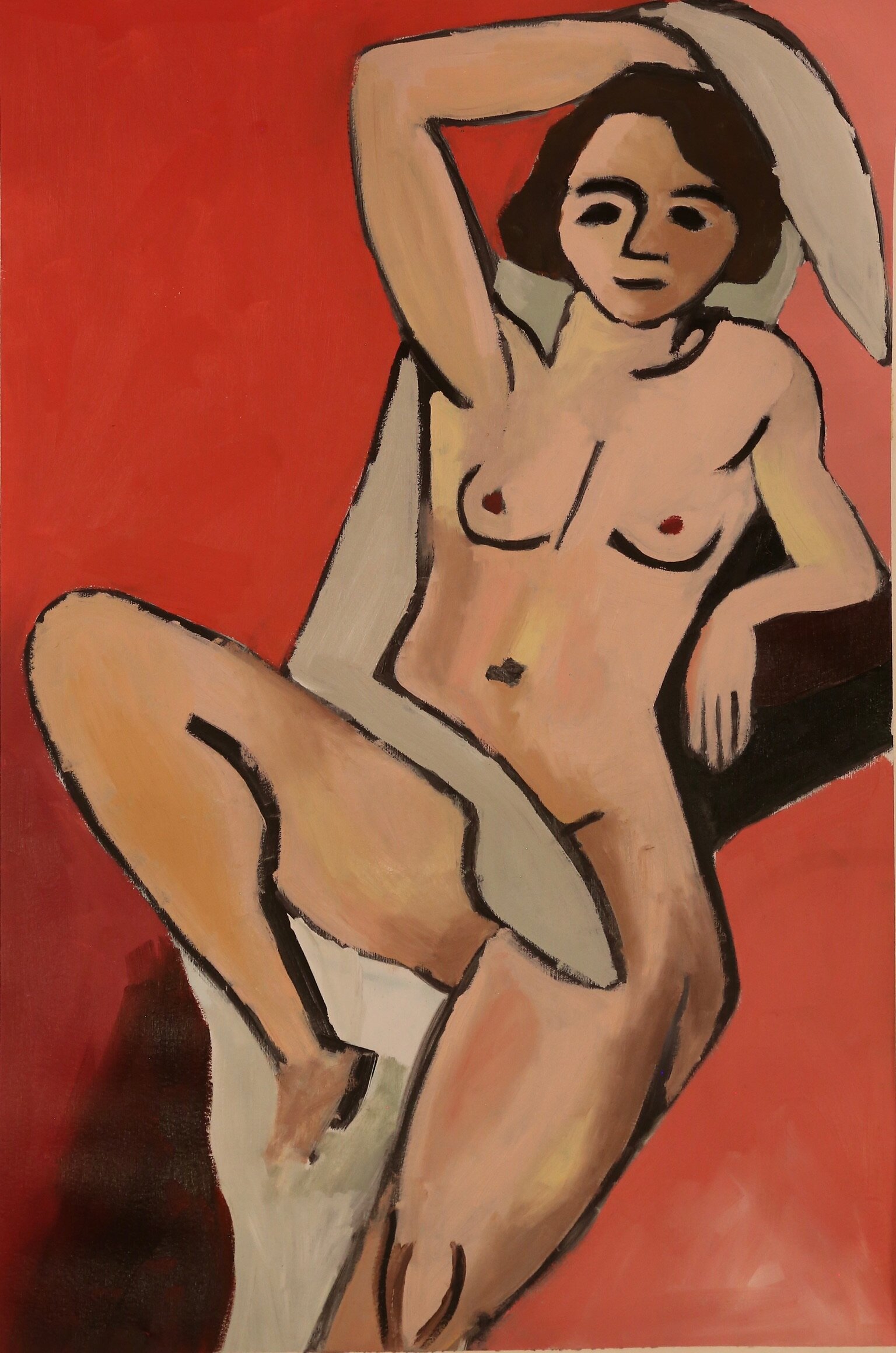 Henri Matisse Study 2 22 X 15 Oil on Paper 2020