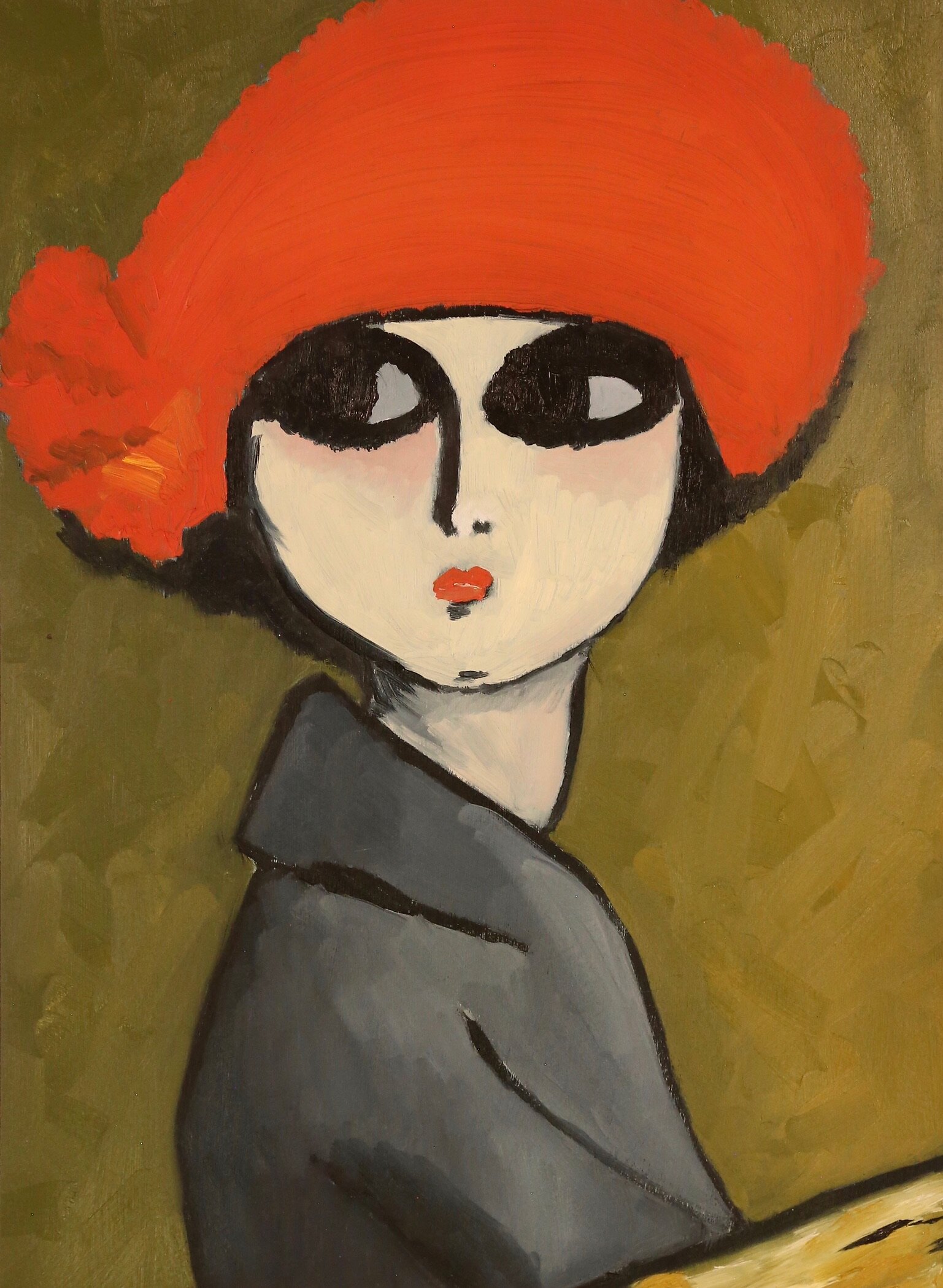 Kees van Dongen Study 15 X 11 Oil on Paper 2020