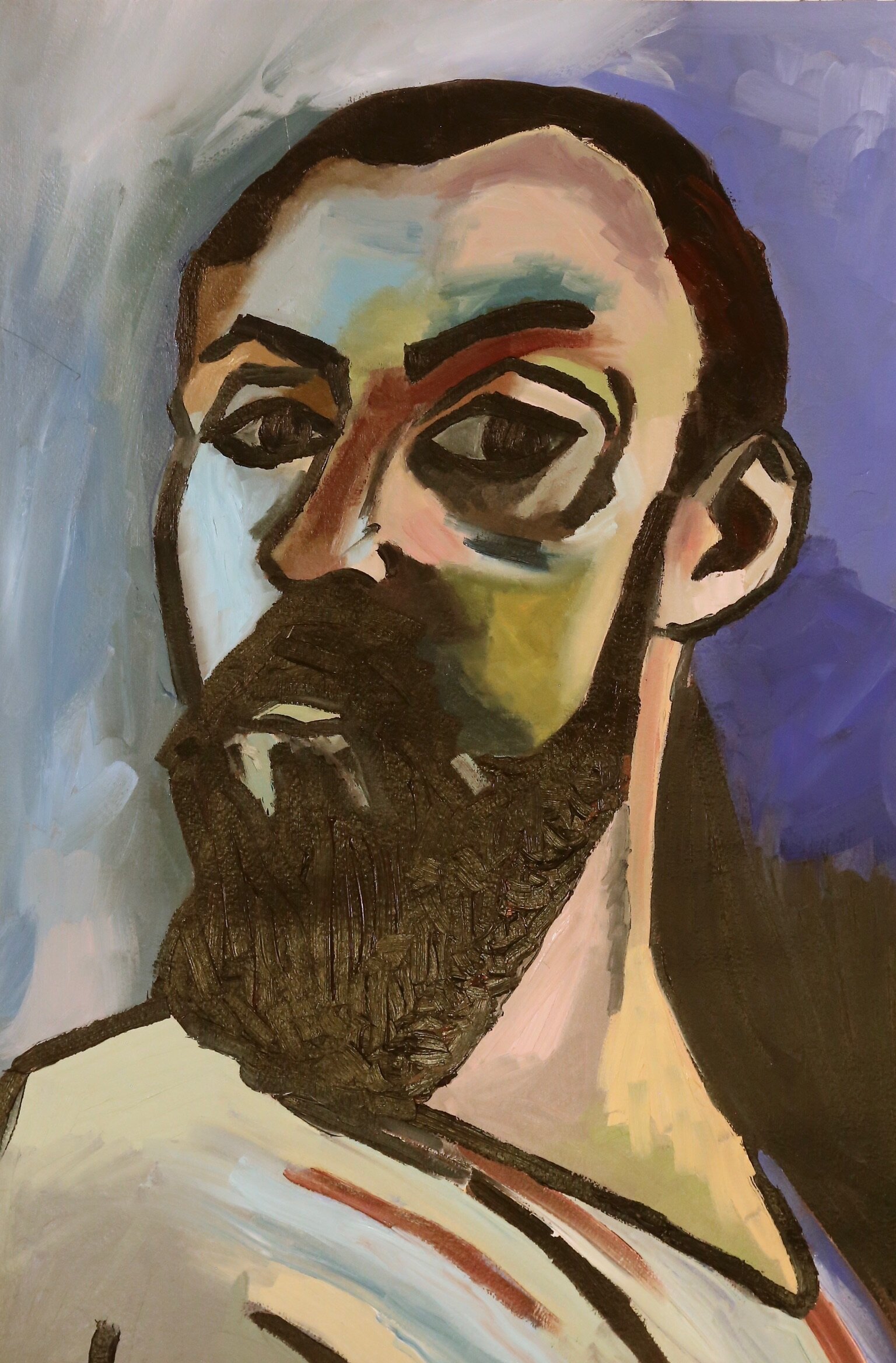 Henri Matisse Study 1 22 X 15 Oil on Paper 2020