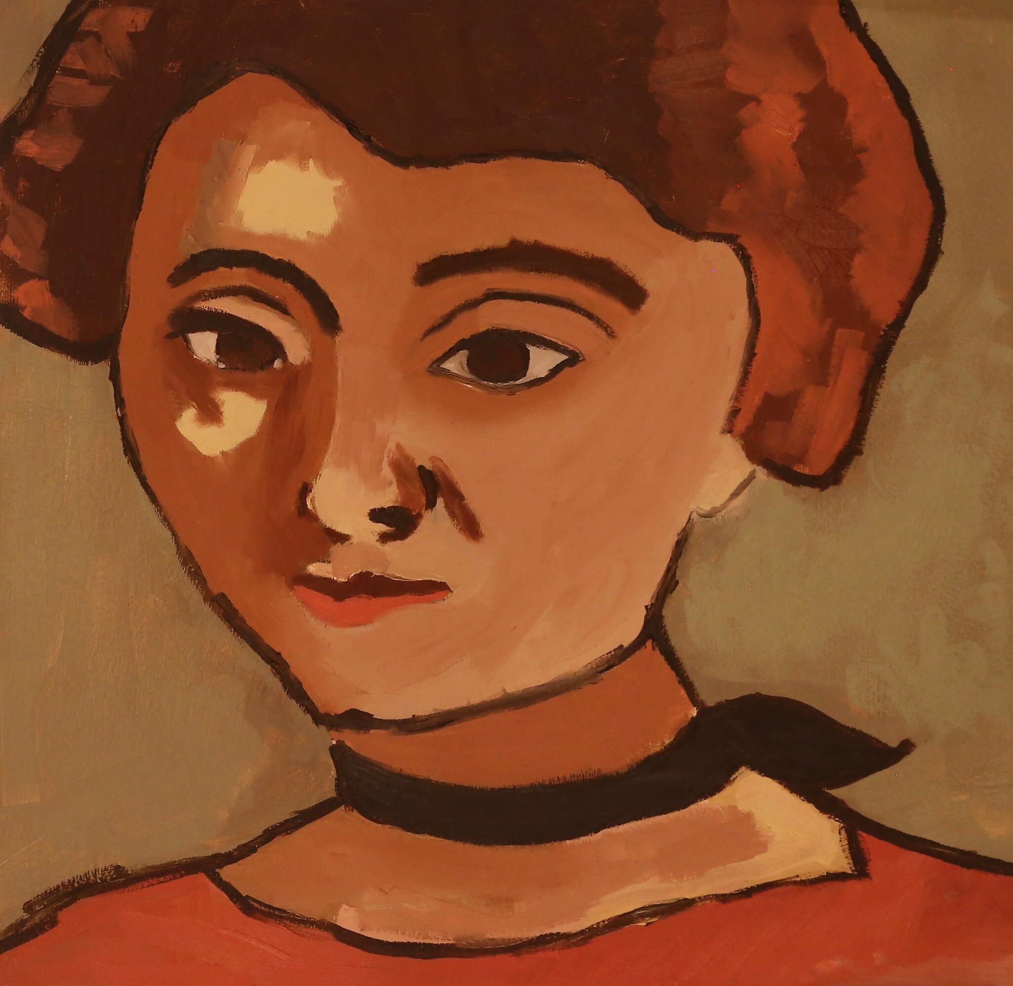 Henri Matisse Study 4 15 X 15 Oil on Paper 2019