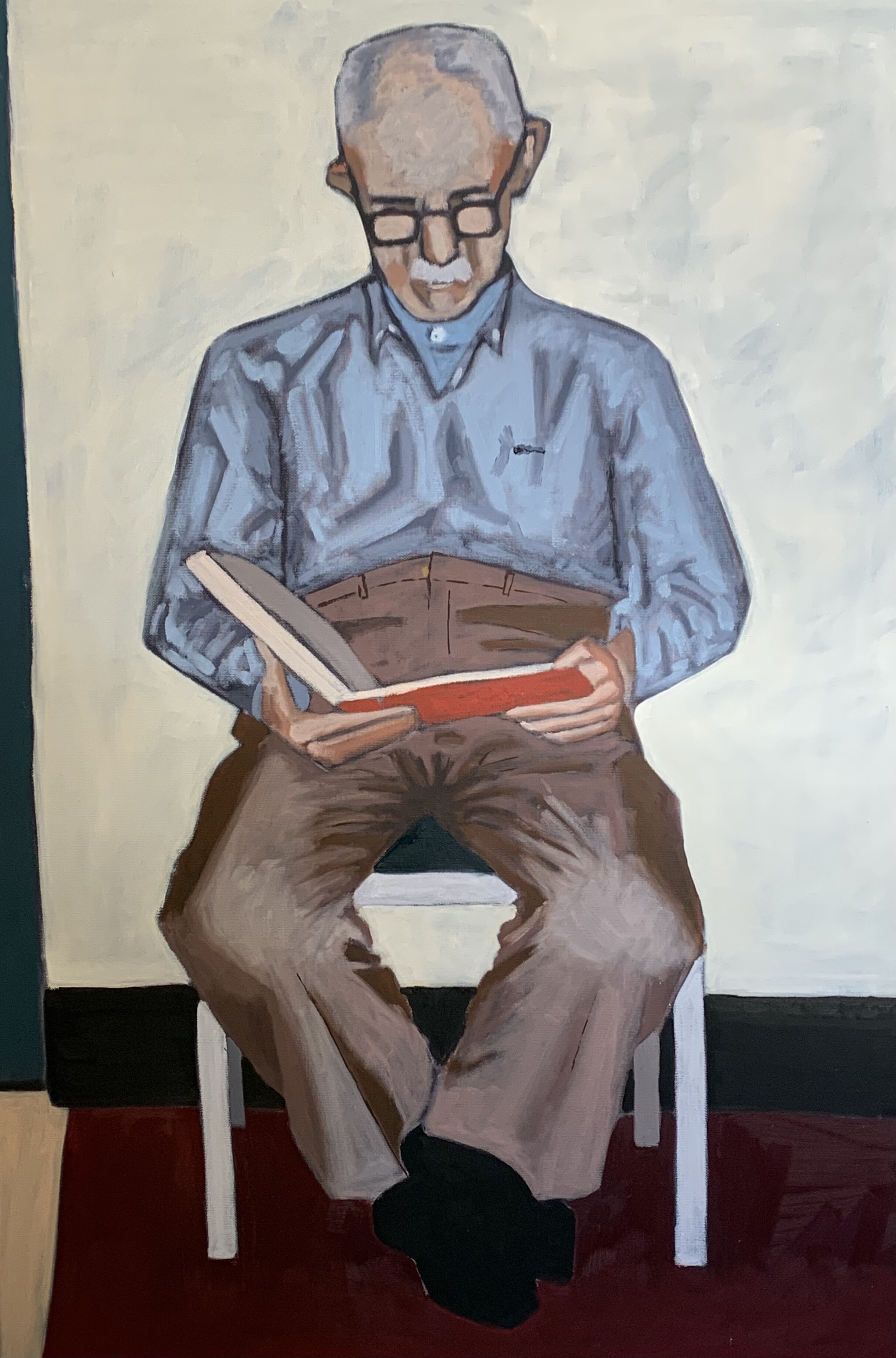 BabaBozorg - بابابزرگ 36 X 24 Oil on Canvas 2021