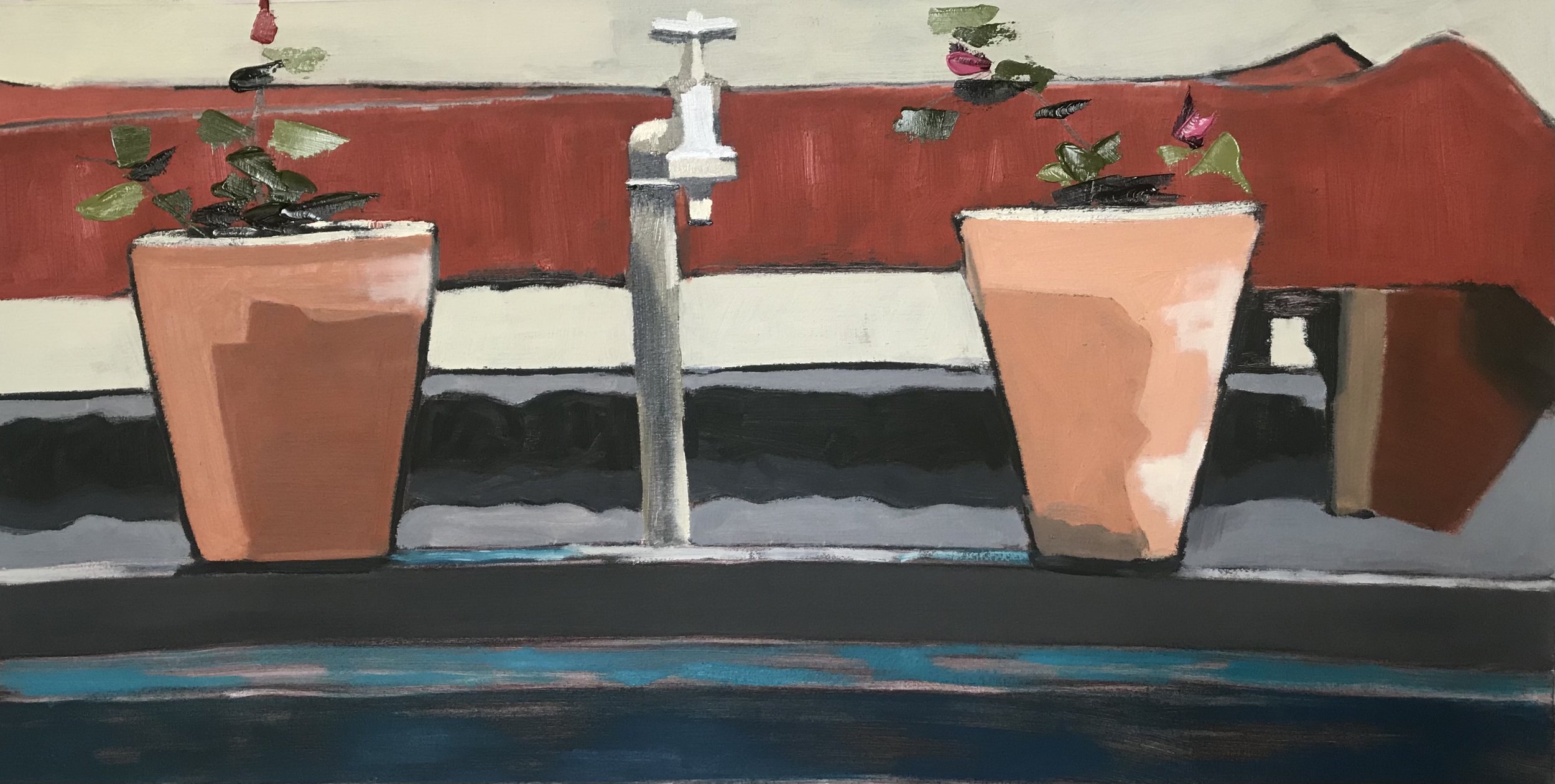 حوض Oil on Paper 2021