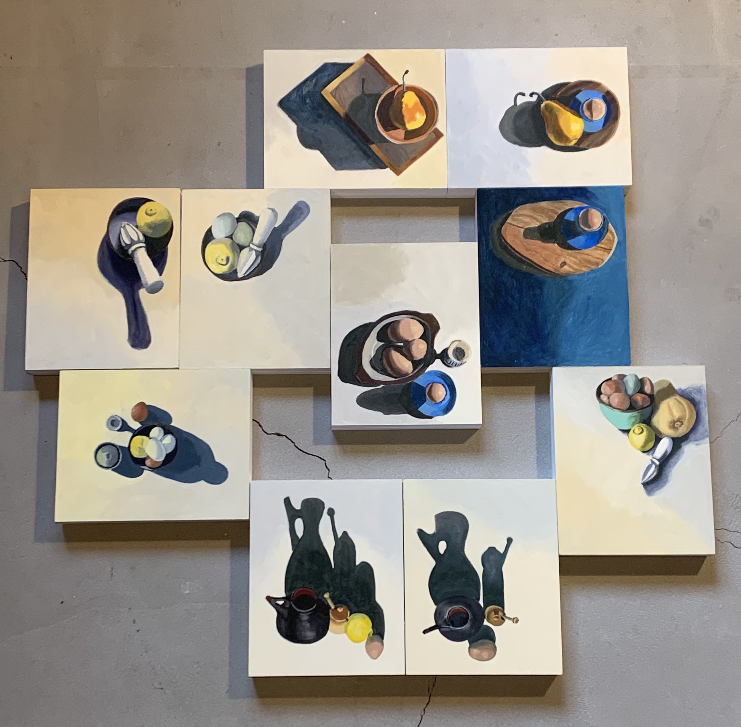 The Egg Series 8 X 10 (count 10) Oil on Wood Panel 2022