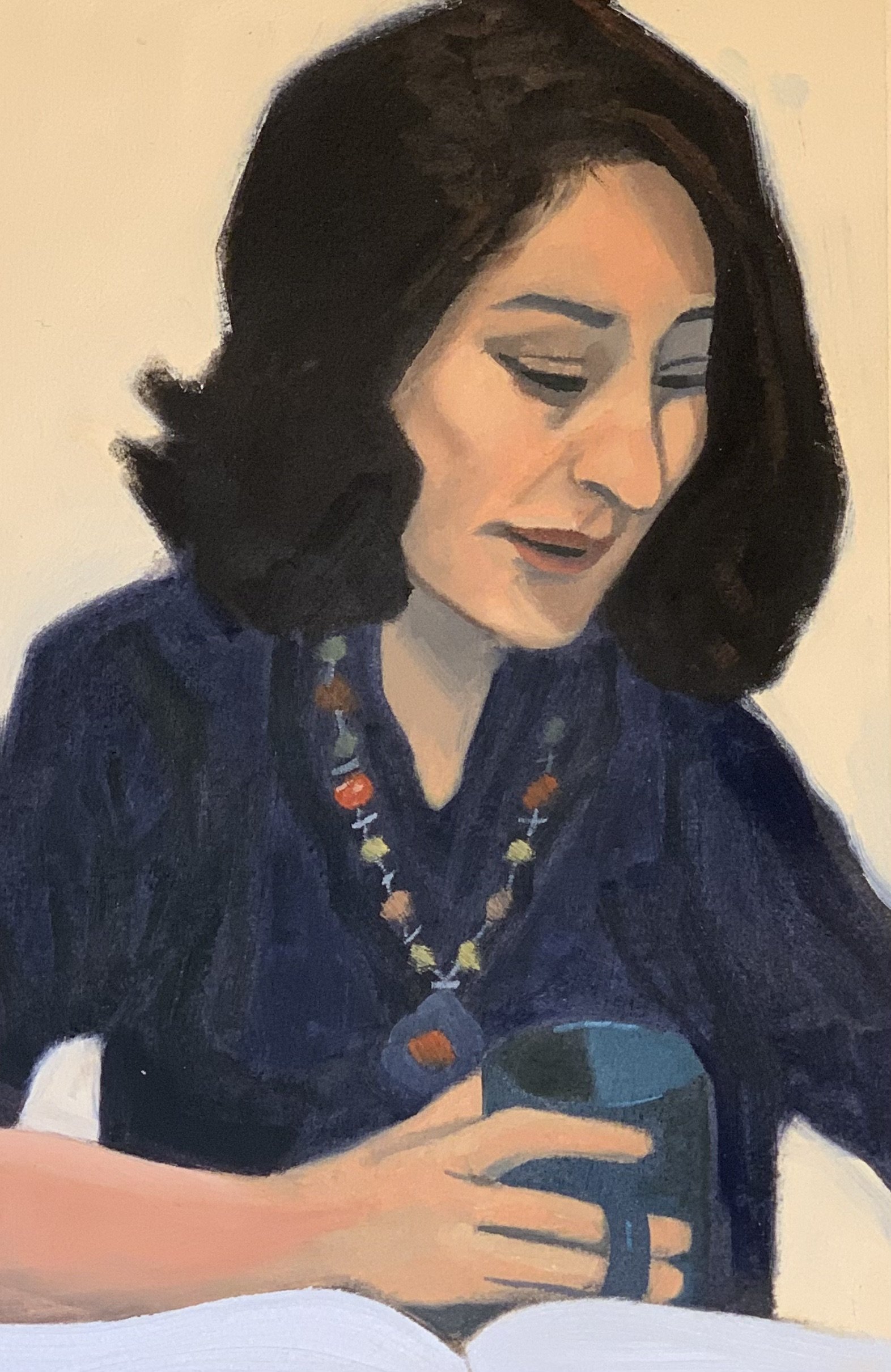 Safa 4 - ۴ صفا 10.5 X 7 Oil on Paper 2022