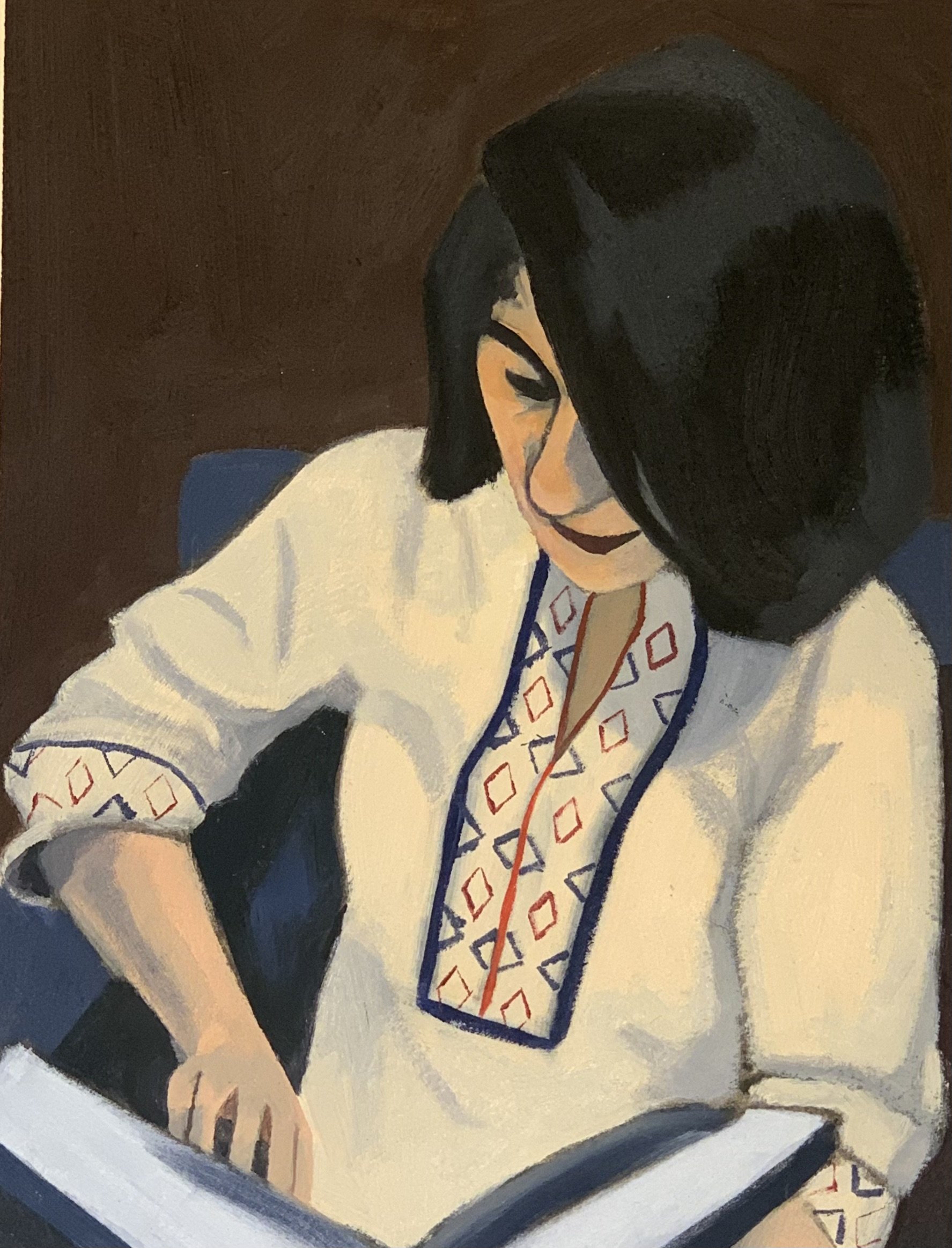 Safa 5 - ۵ صفا 10 X 7 Oil on Paper 2022