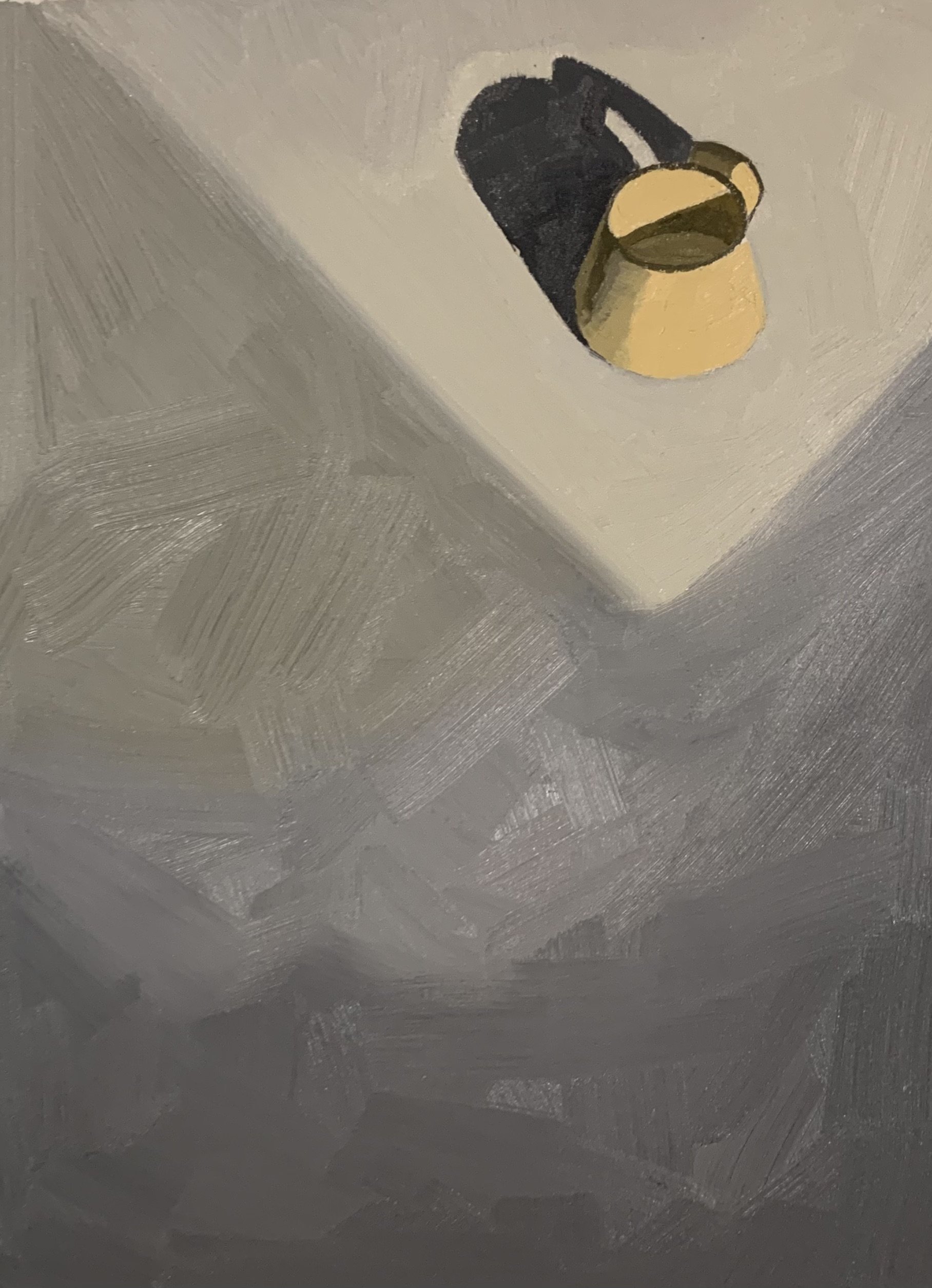 Concrete Series No. 1 12 X 9 Oil on Paper 2022