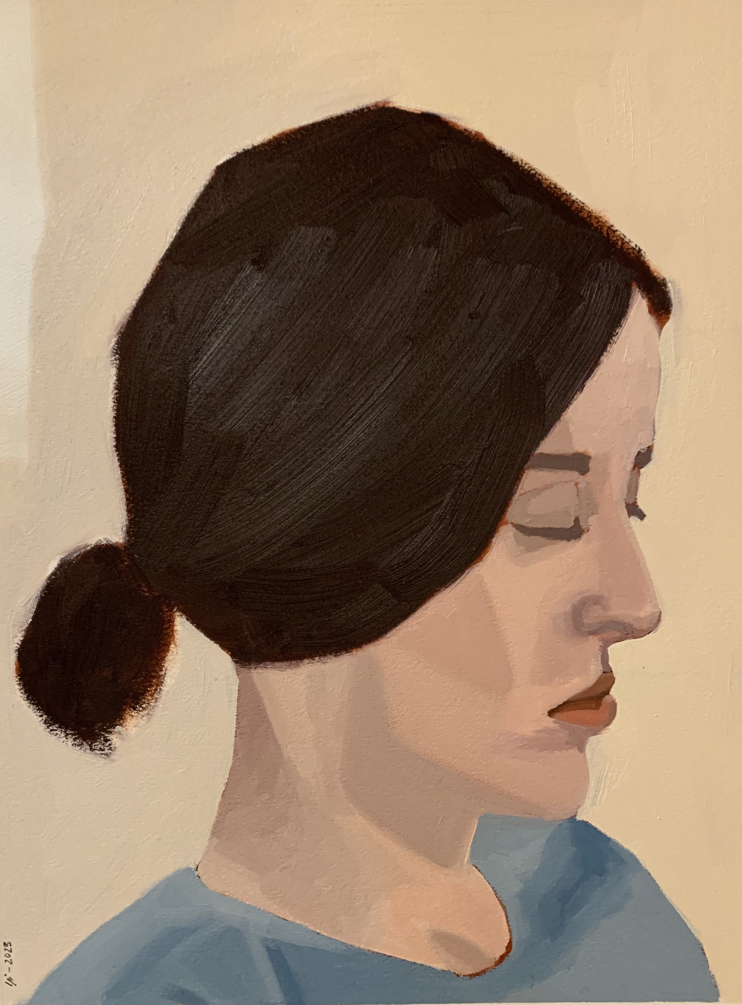 Brigid 19 X 12 Oil on Paper 2023