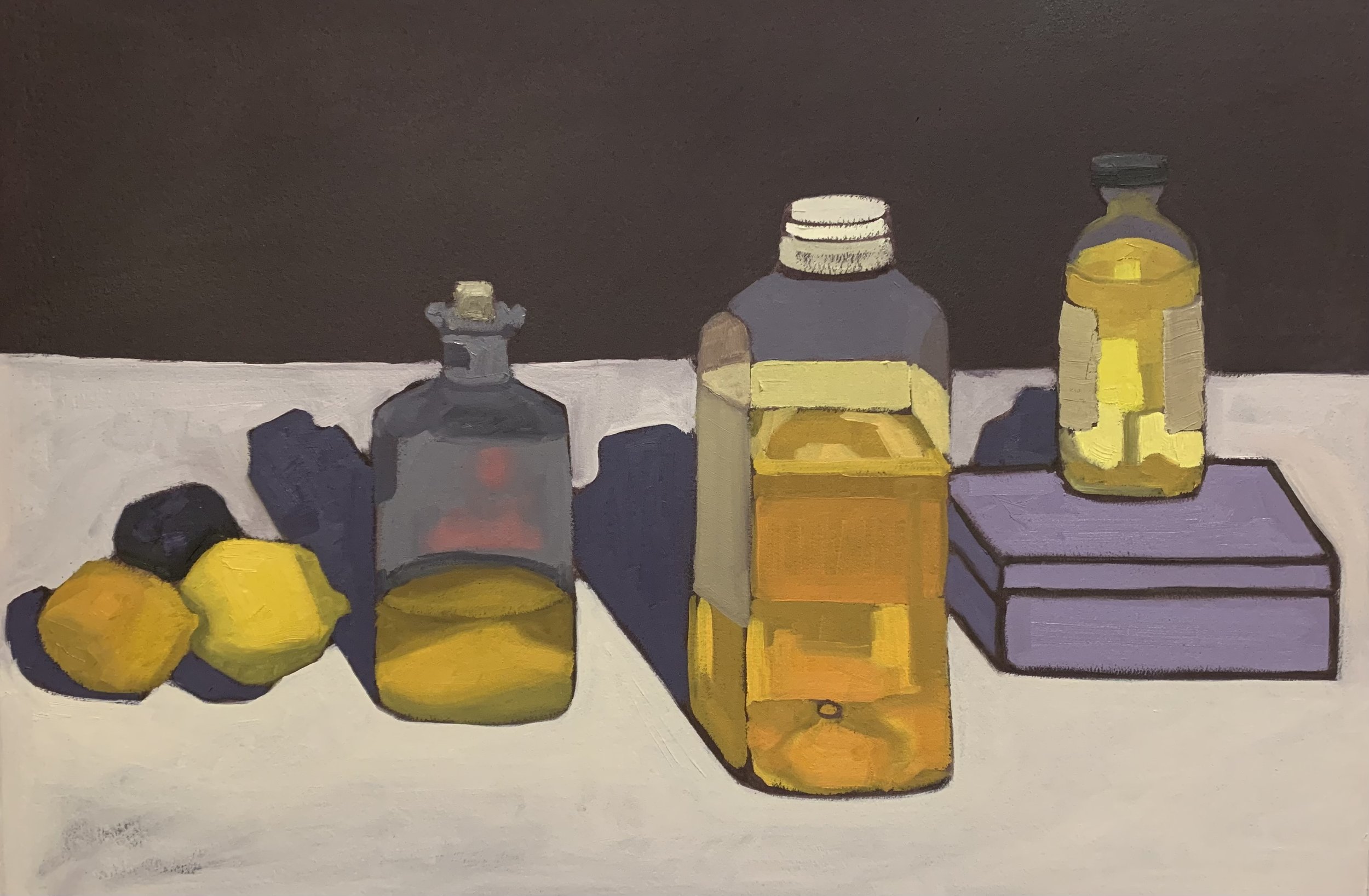 Oil Jars 15 X 22 Oil on Paper 2023