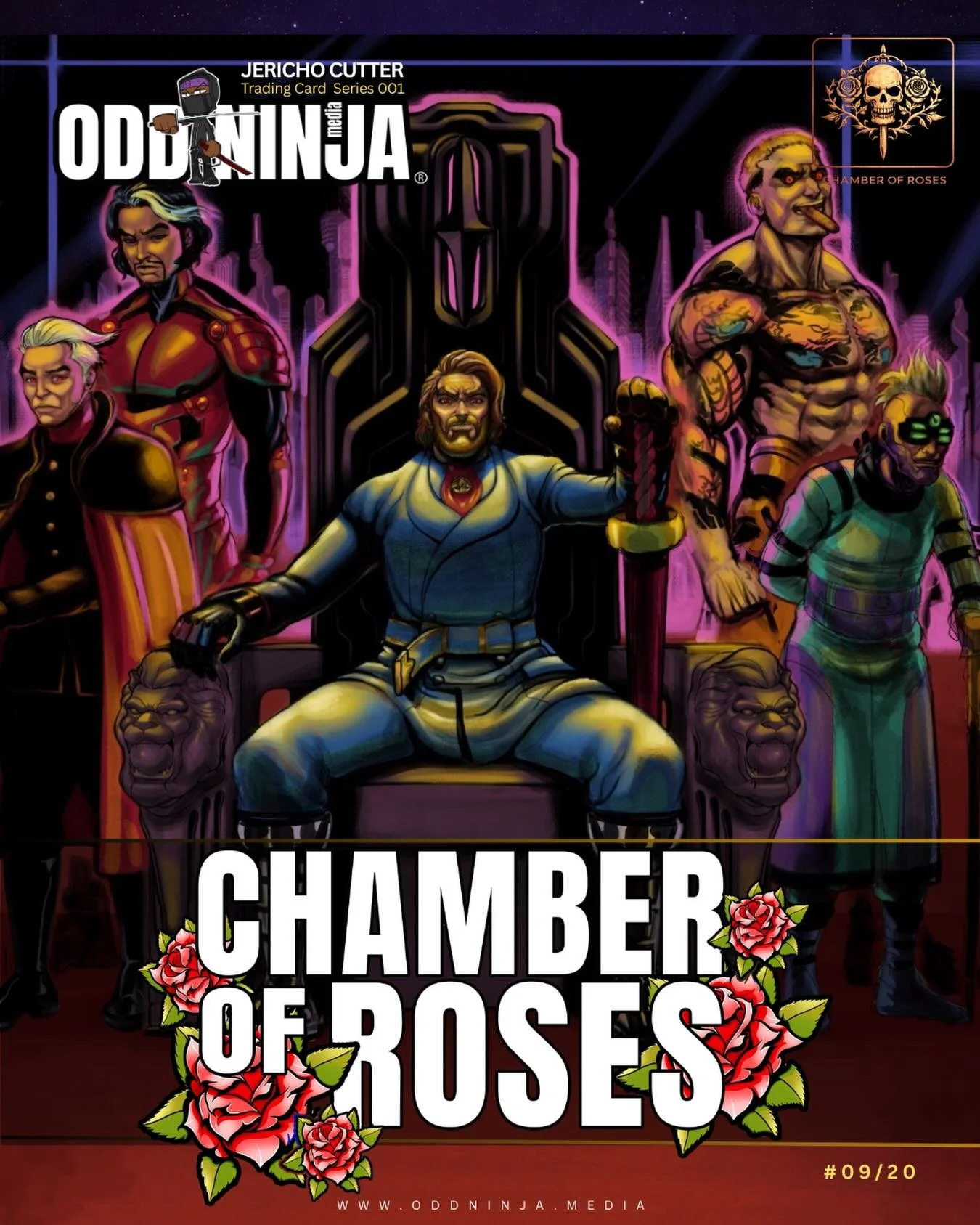 Chamber of Roses: Character Profile. 

Read the full Editorial on our blog (link in bio)

#Jerichocutter #chamberofroses #oddninjamedia #animation #scificomics