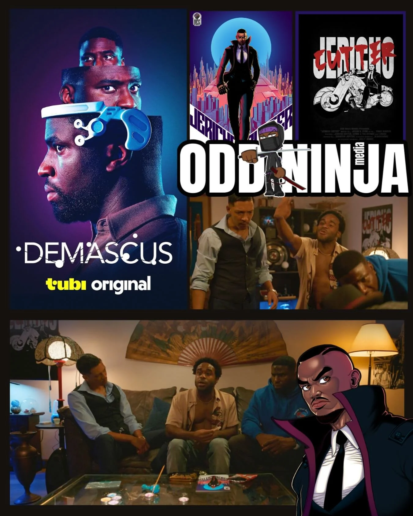 ‼️JERICHO CUTTER&rsquo;S TELEVISION DEBUT‼️

Checkout the #amc Sci-Fi series #demascus now on #tubi to see Jericho Cutter make a surprise &ldquo;guest appearance&rdquo; in episode 1! 😆

Given the subject matter and plot of the series, we couldn&rsqu