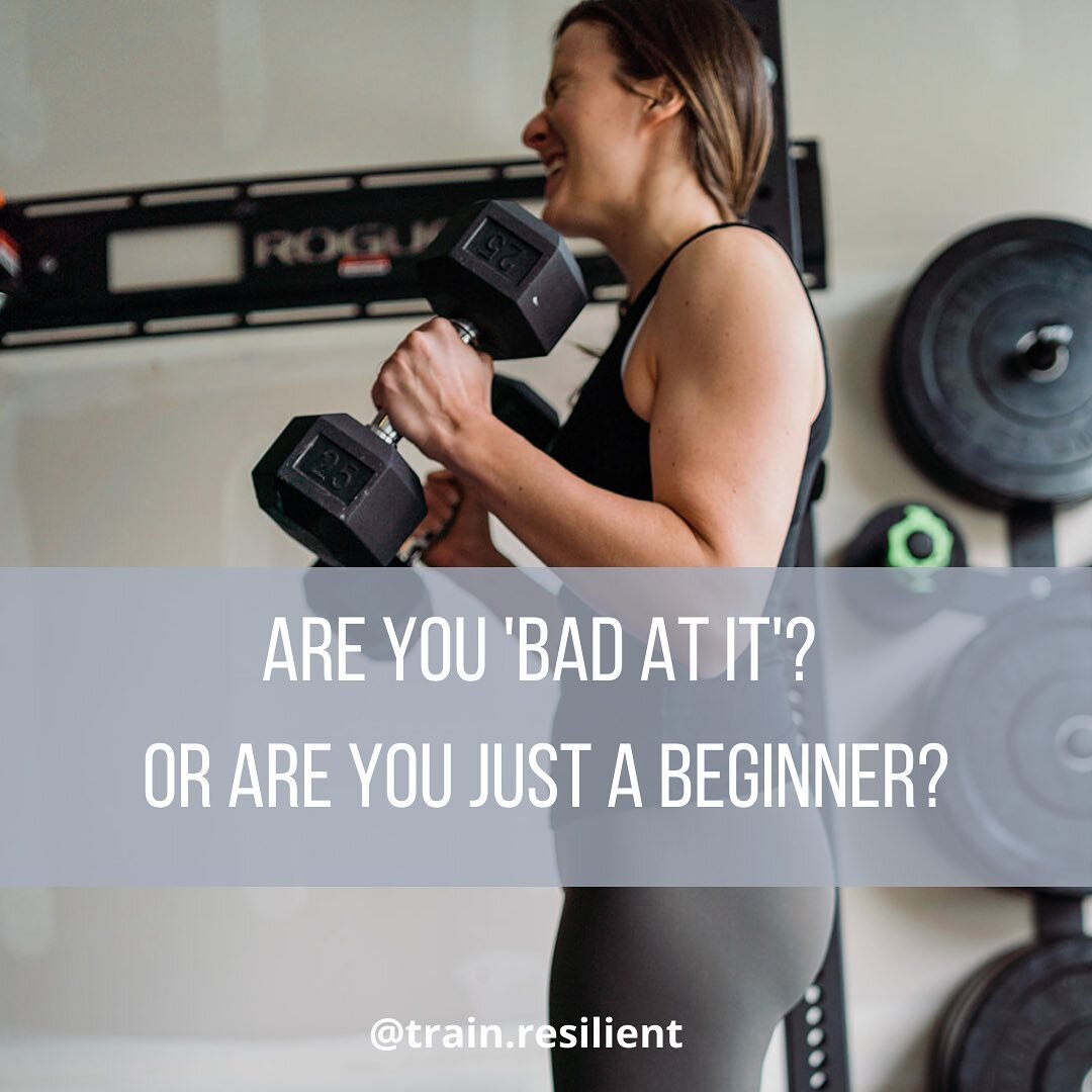 You are allowed to be a beginner at something. 

Push past that initial discomfort of being starting something new. 

Keep showing up. 

It WILL get better. 

#fitnessjourney #fitnessmotivation #joyfulmovement