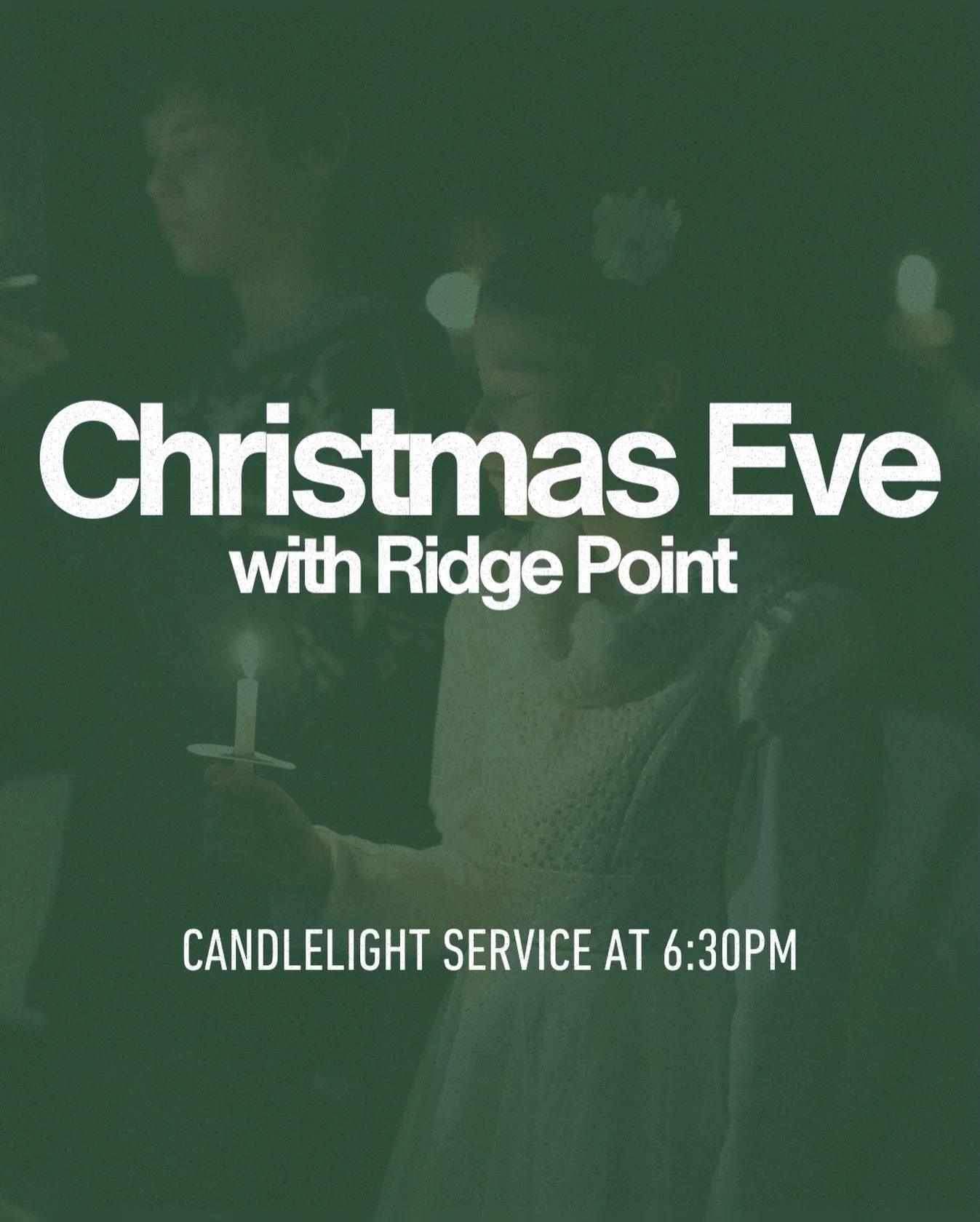We would love for you to join us for a traditional candlelight service on Christmas Eve 🎄

We will sing Christmas carols, have a story time with Pastor for the kids, and hear a short sermon on the story of Christ&rsquo;s birth, all to center our hea