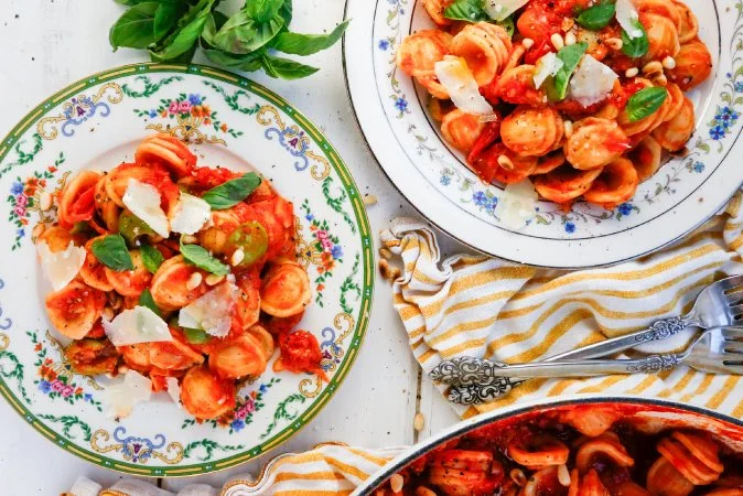 Spicy Summer Tomato Orecchiette