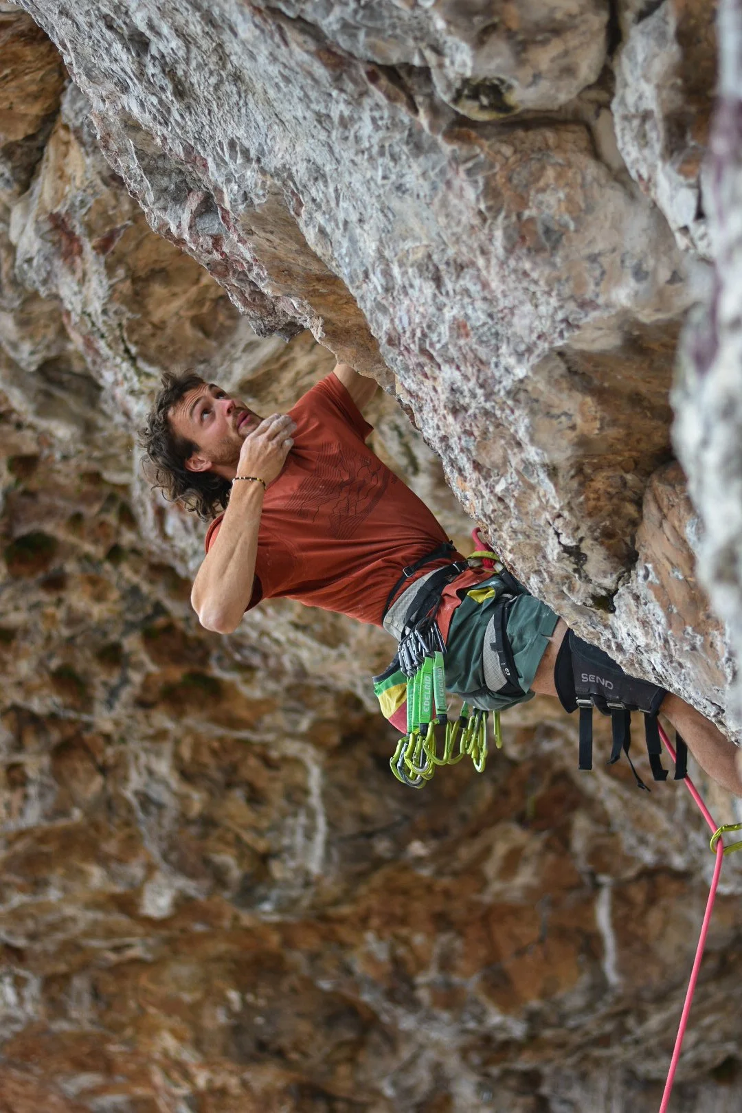 Connor Runge Climbing