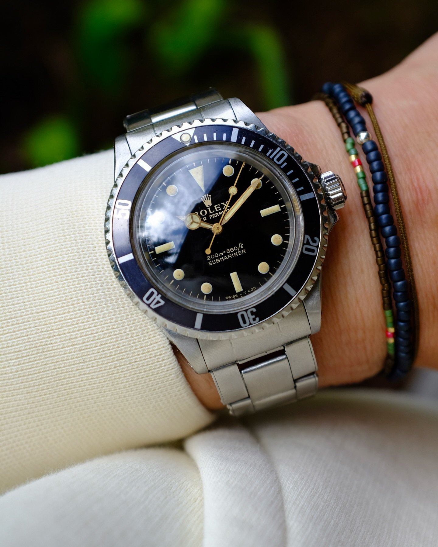 When the gilt actually looks like gilt. 

-1966 Rolex Submariner 5513