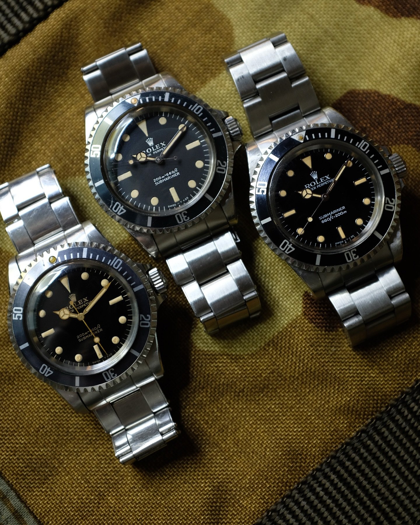 3 different kinds of dials over the 30 years the Rolex 5513 was made. My favorite changes based on my mood. 

-1964 Rolex 5513 gilt dial
-1969 Rolex 5513 &ldquo;Meters First&rdquo; matte dial
-1984 Rolex 5513 &ldquo;Transitional&rdquo; white gold mar
