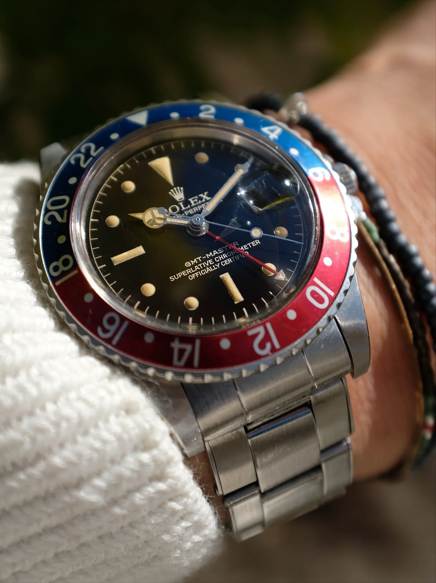As far as I&rsquo;m concerned, an early 60s gilt GMT-Master is at the top of the Rolex food chain. 

-1961 Rolex GMT-Master 1675